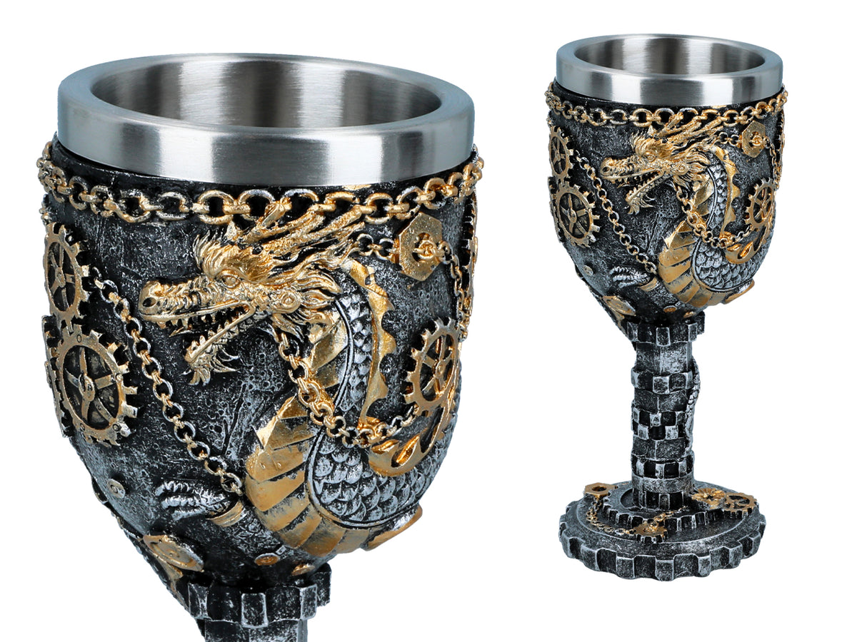 Decorative chalice, Ancient Heritage, 200ml, customizable with engraving, ideal as a gift, elegant vintage-style design
