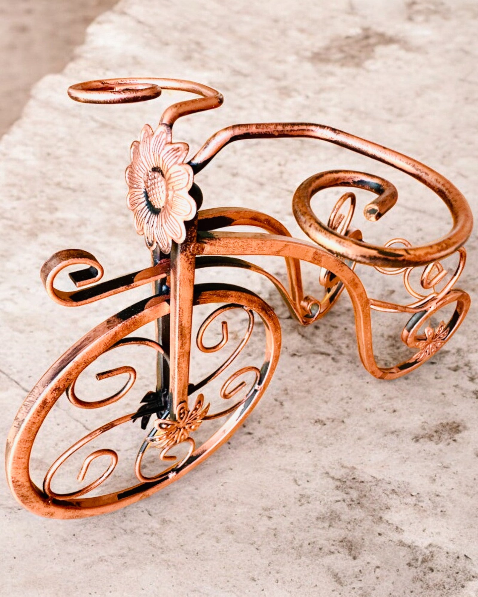 "WineCycle" Bicycle Wine Rack - customizable with engraving for a gift