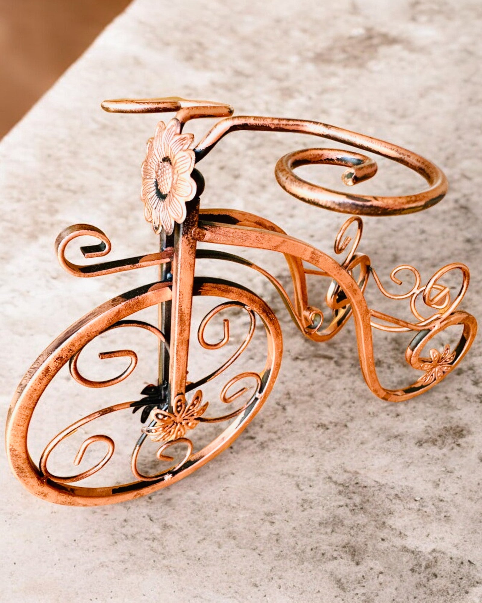 "WineCycle" Bicycle Wine Rack - customizable with engraving for a gift