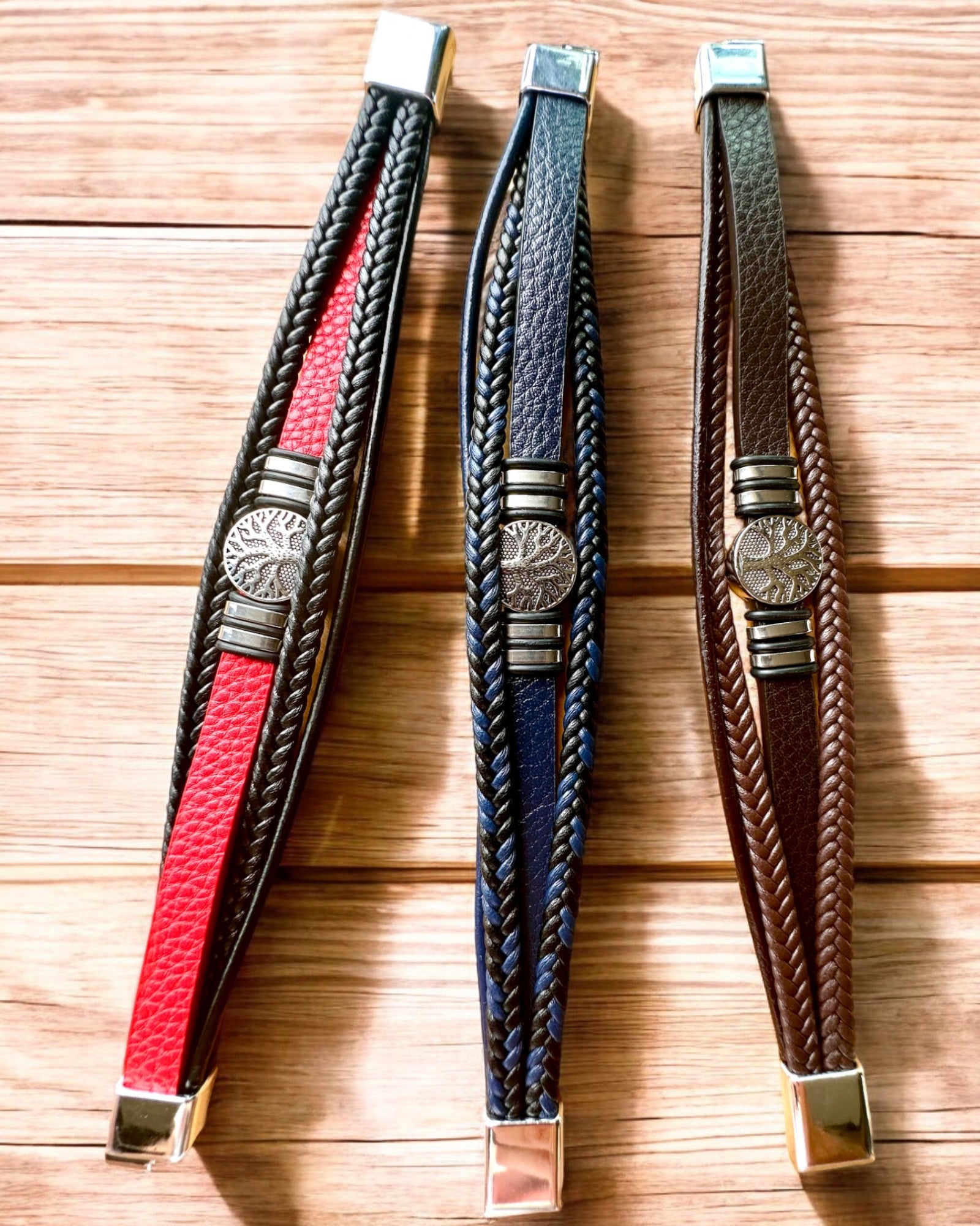 "Tree of Life" Bracelet with Personalization Option for Gift, 3 Color Variants