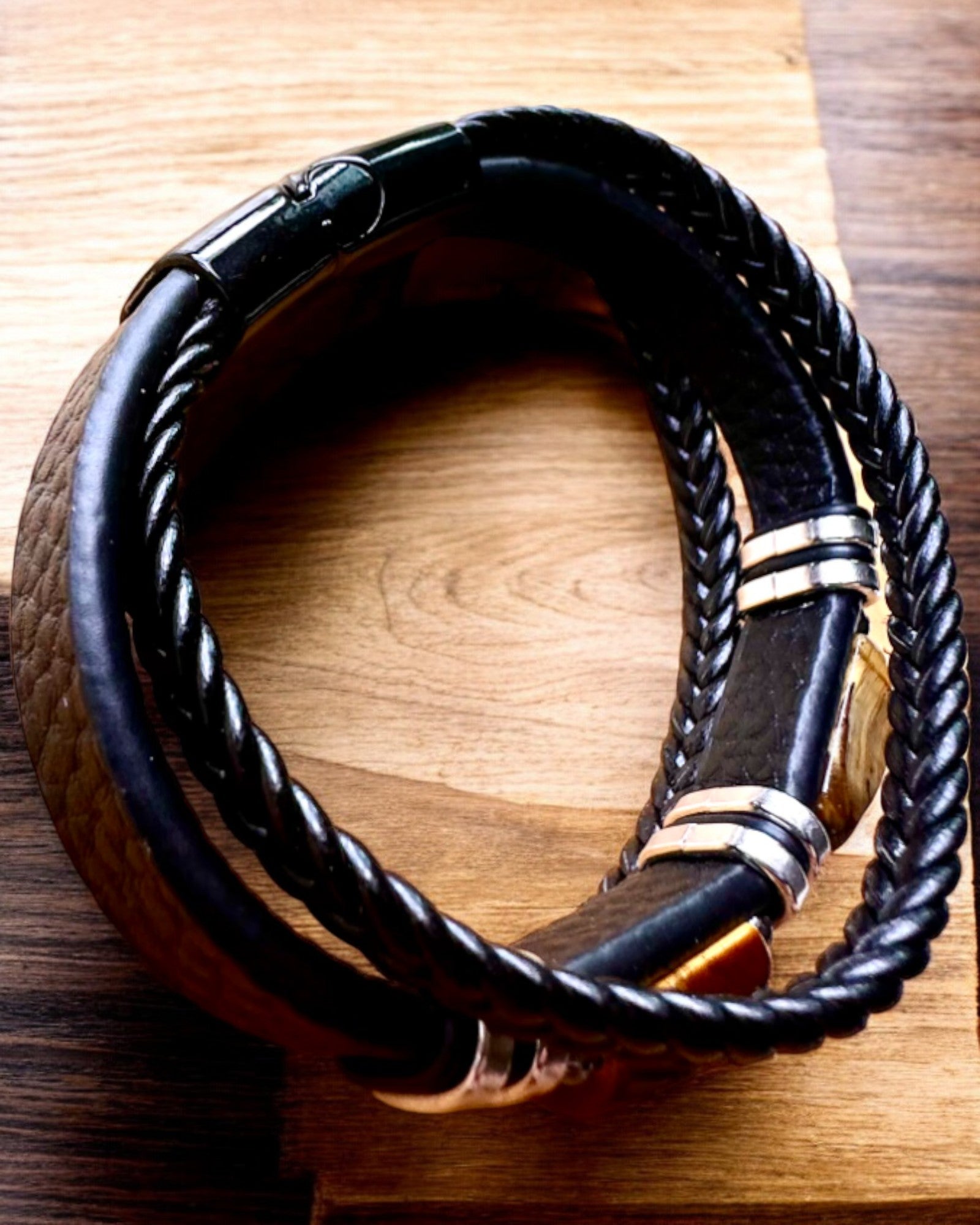 "Tiger's Eye" Bracelet with Personalization Option for Gift