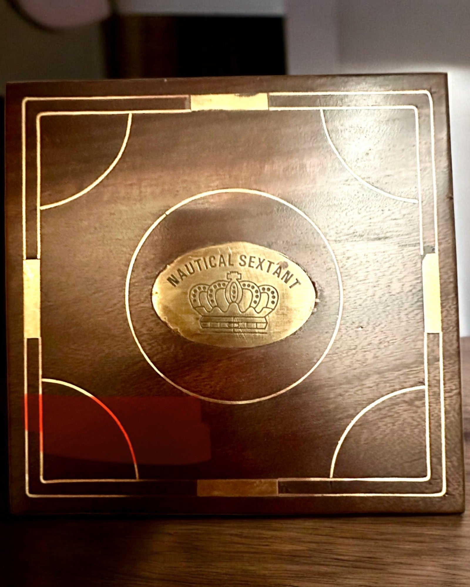 Large Wooden Box for Sextant or Premium Compass "Mariner's Legacy" with Engraving Option