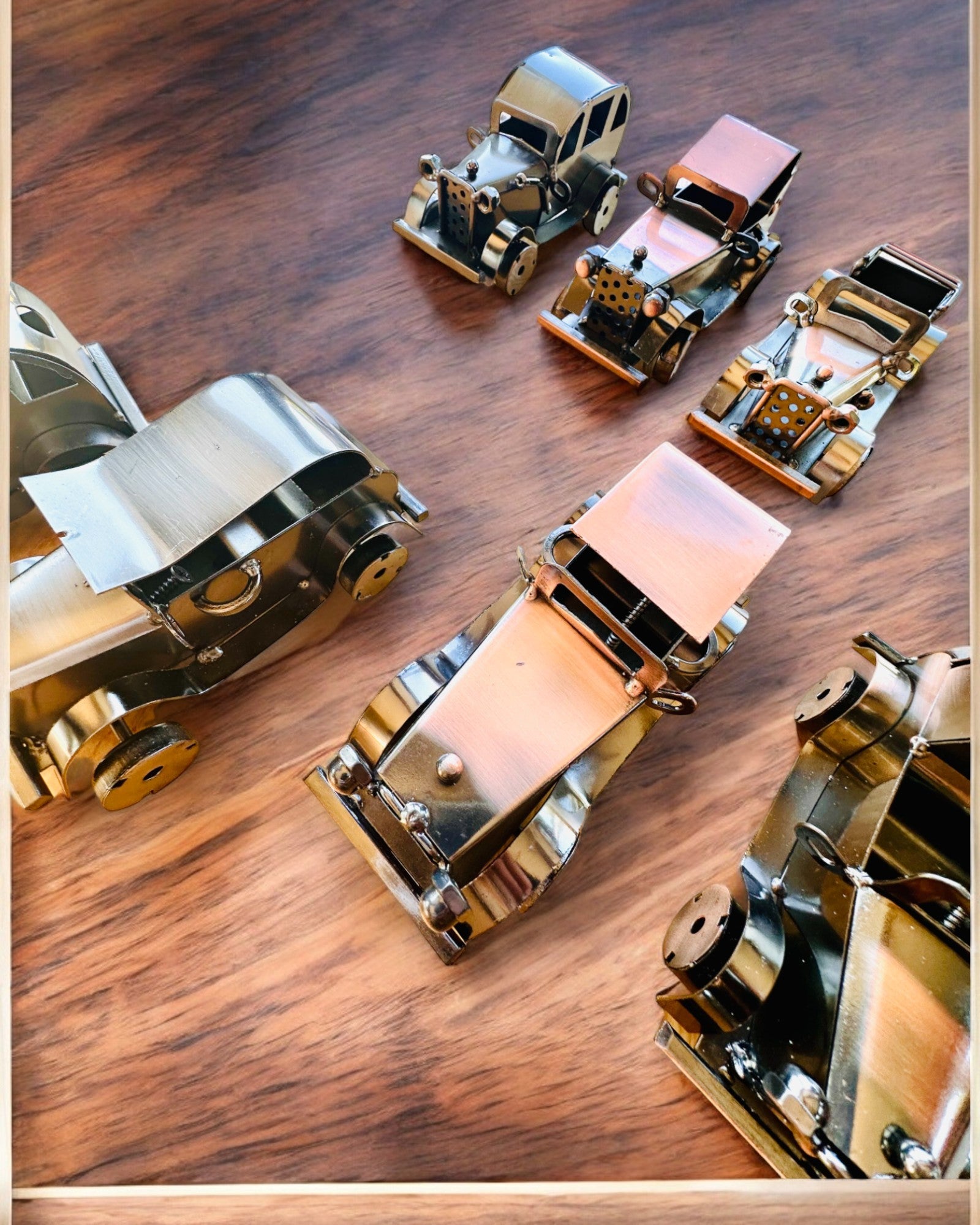 Retro Classic Car, Iron Car - "Vintage Drive" Collection, Car Model, Personalized with Engraving for a Gift