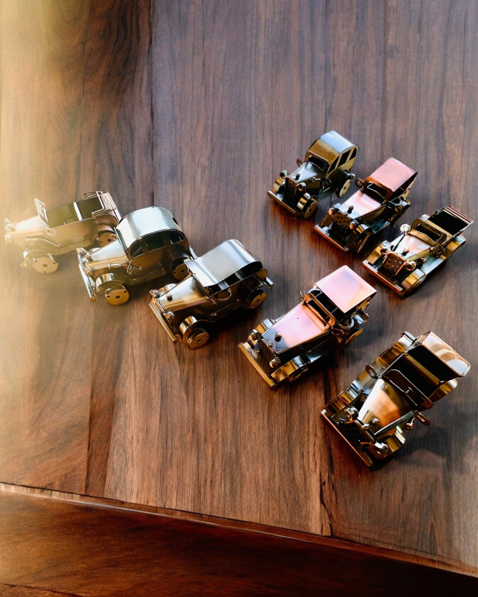 Retro Classic Car, Iron Car - "Vintage Drive" Collection, Car Model, Personalized with Engraving for a Gift