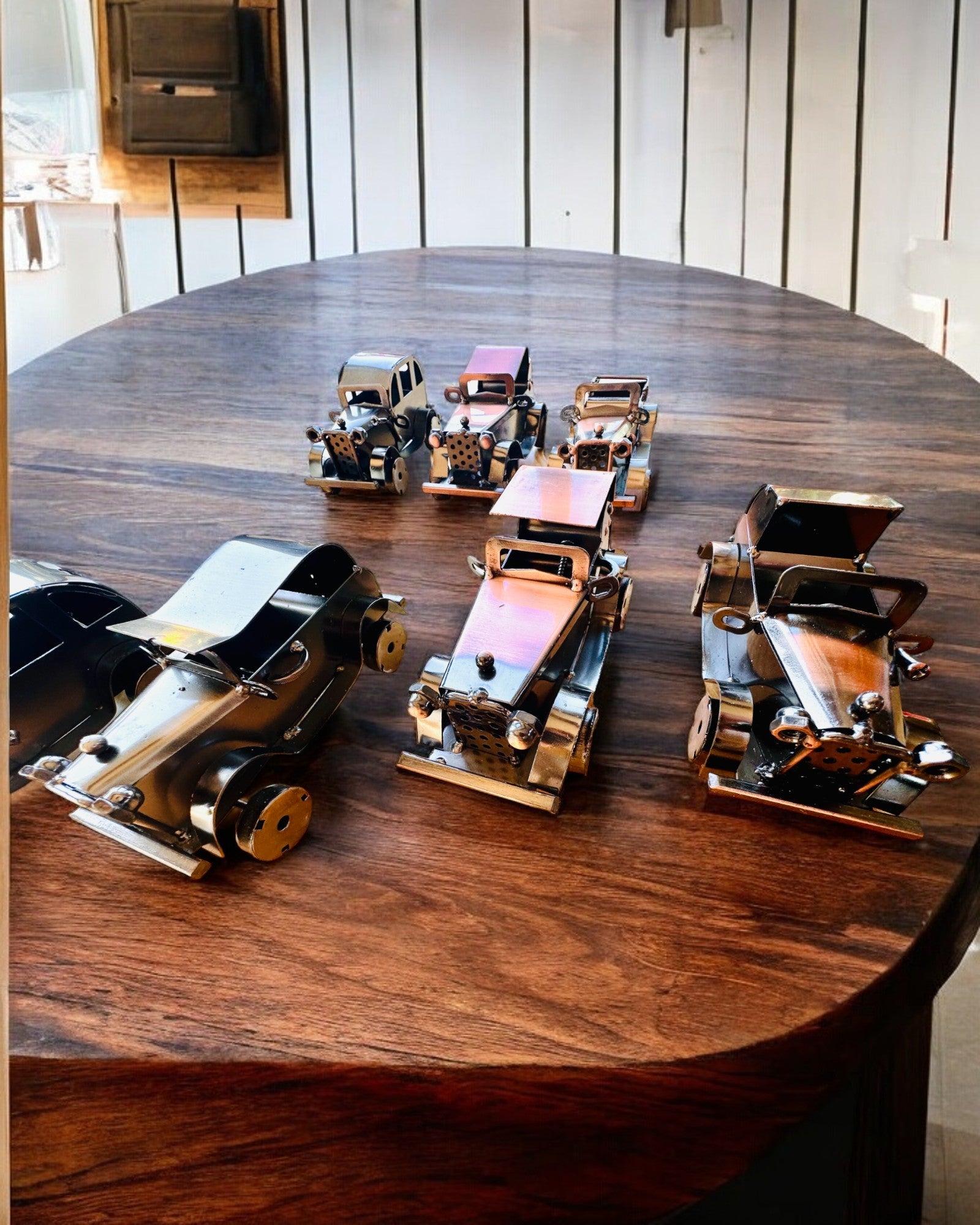 Retro Classic Car, Iron Car - "Vintage Drive" Collection, Car Model, Personalized with Engraving for a Gift