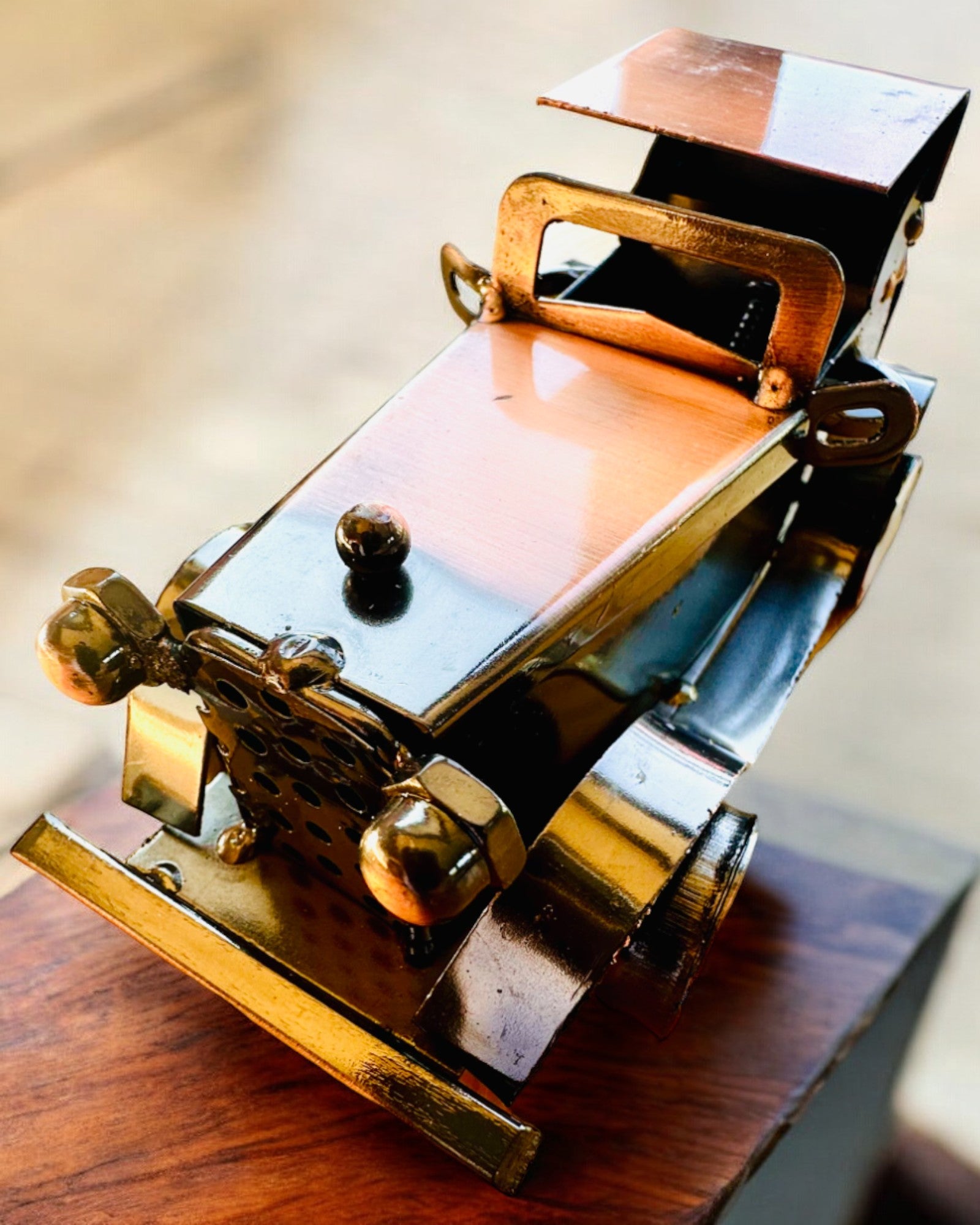 Retro Classic Car, Iron Car - "Vintage Drive" Collection, Car Model, Personalized with Engraving for a Gift