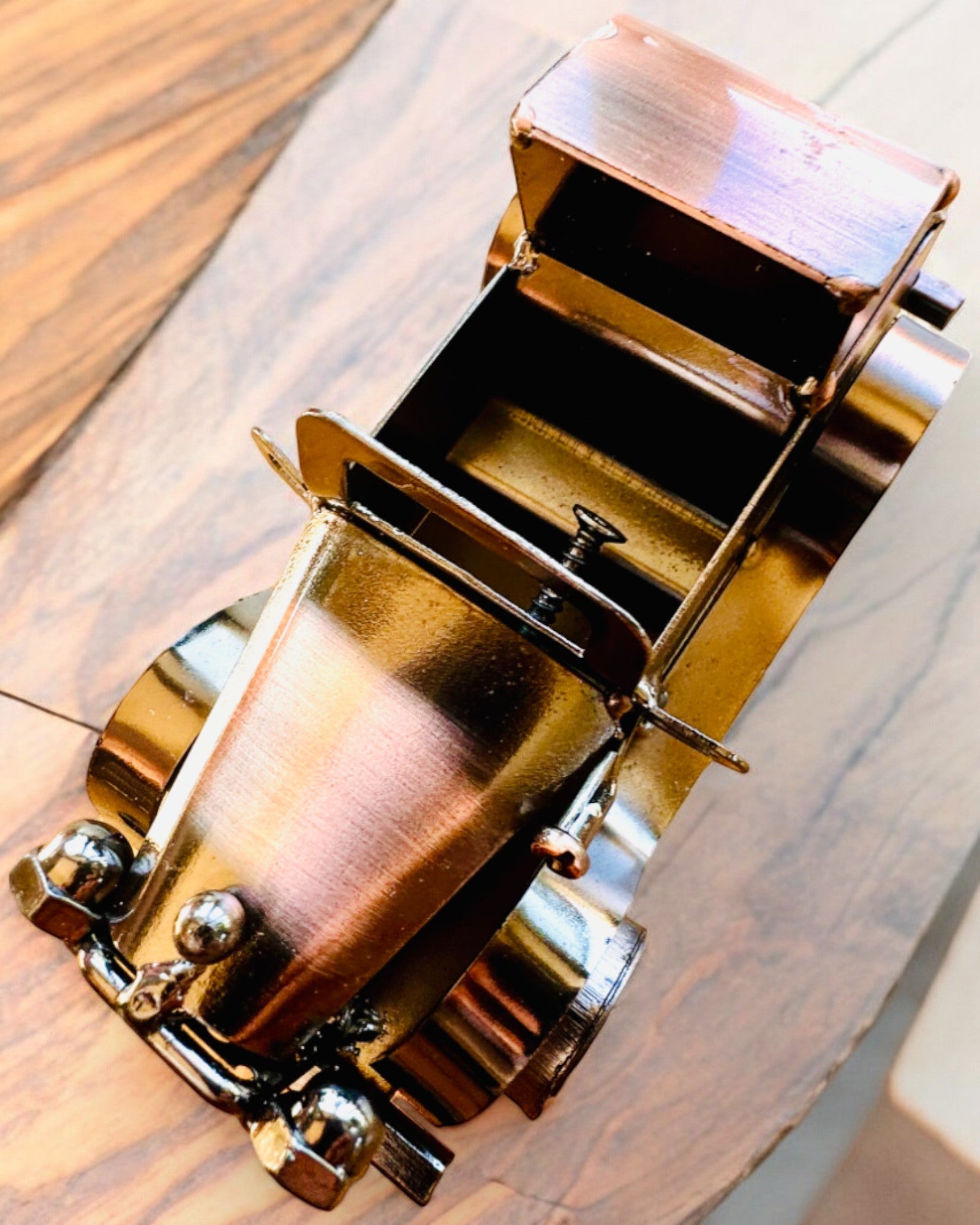 Retro Classic Car, Iron Car - "Vintage Drive" Collection, Car Model, Personalized with Engraving for a Gift