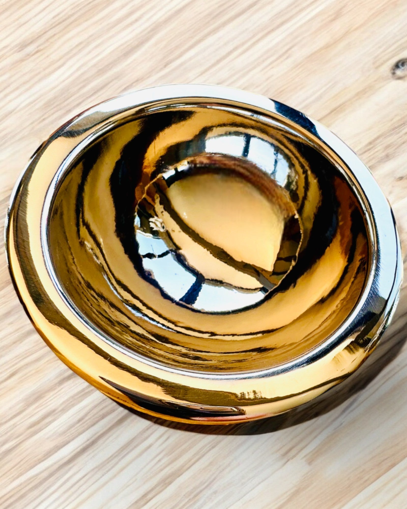 Decorative Bowl Deer Trophy – Handicraft from India, personalization with engraving