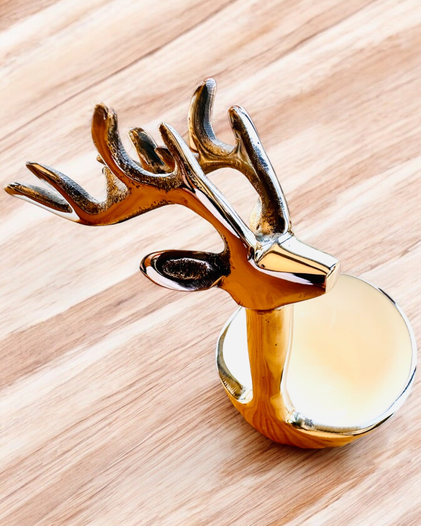 Elegant Bowl Horned Beauty – Handicraft from India, personalization with engraving