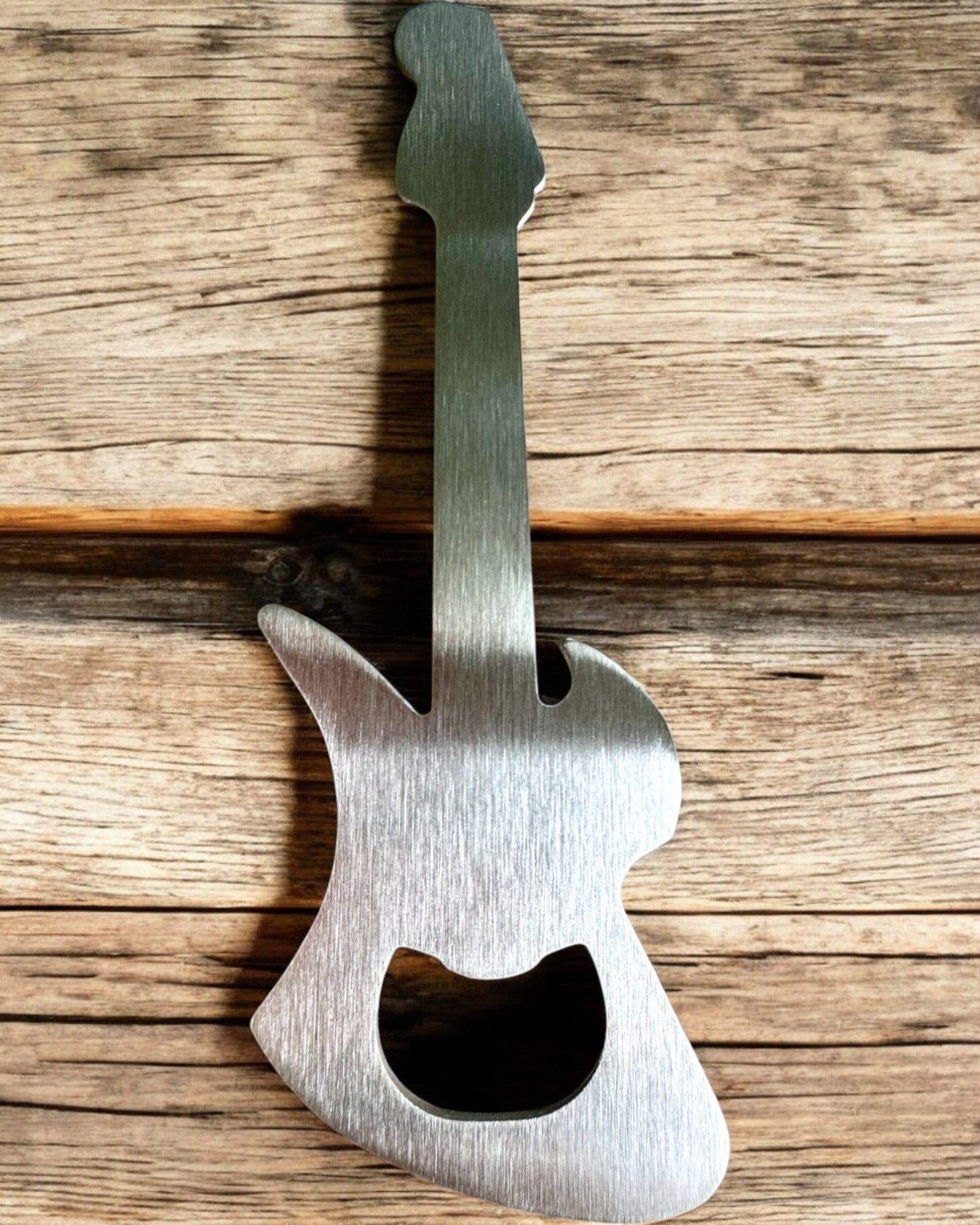 Guitar Rock'n'Open Bottle Opener, 2 variants, engraving personalization for a gift