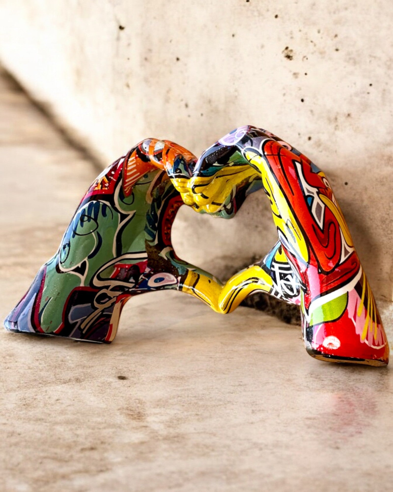 Decorative Figurine Colorful Decorative Handle ArtBrace - customizable with engraving, as a gift