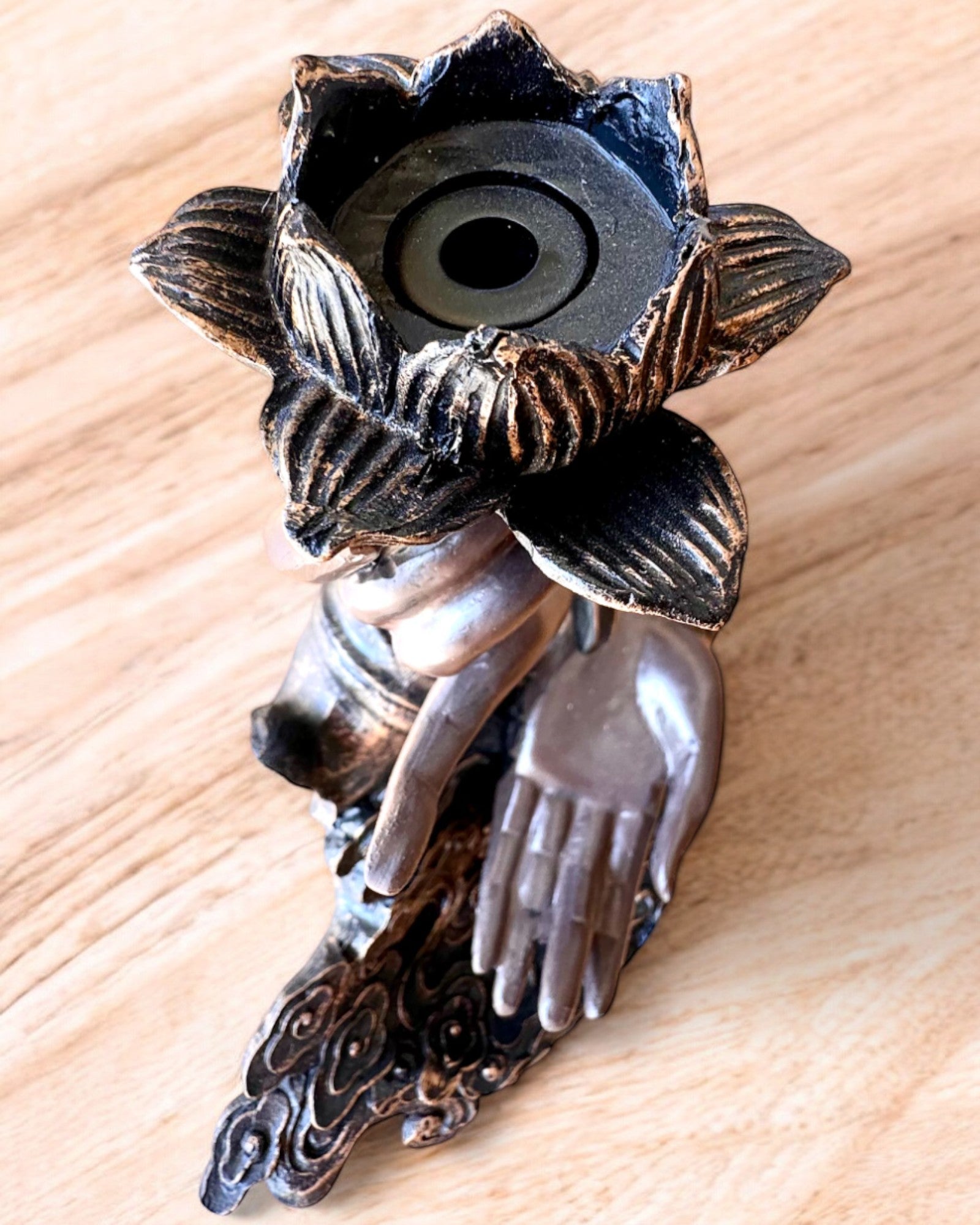 Mystical Hand, Incense Burner, Incense Holder with Flow, personalization with engraving available for gift