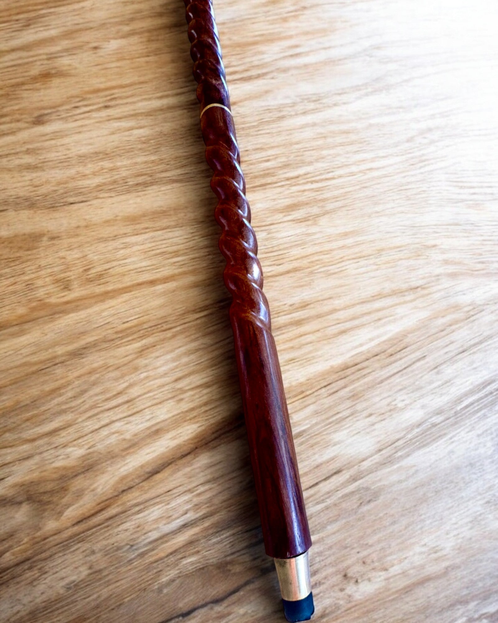 Walking Cane - VIKING with a head in the form of a battle hammer, personalization with engraving possible as a gift