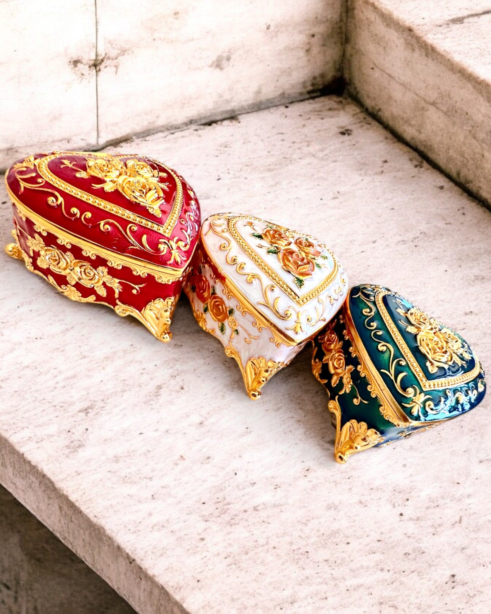 Jewelry Box "Royal Elegance" - with engraving option for a gift, 3 variants to choose from