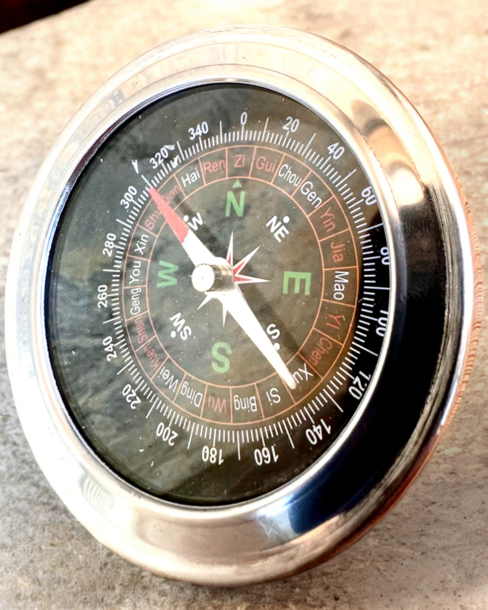 Feng Shui Compass – Steel Precision, personalized engraving for a gift