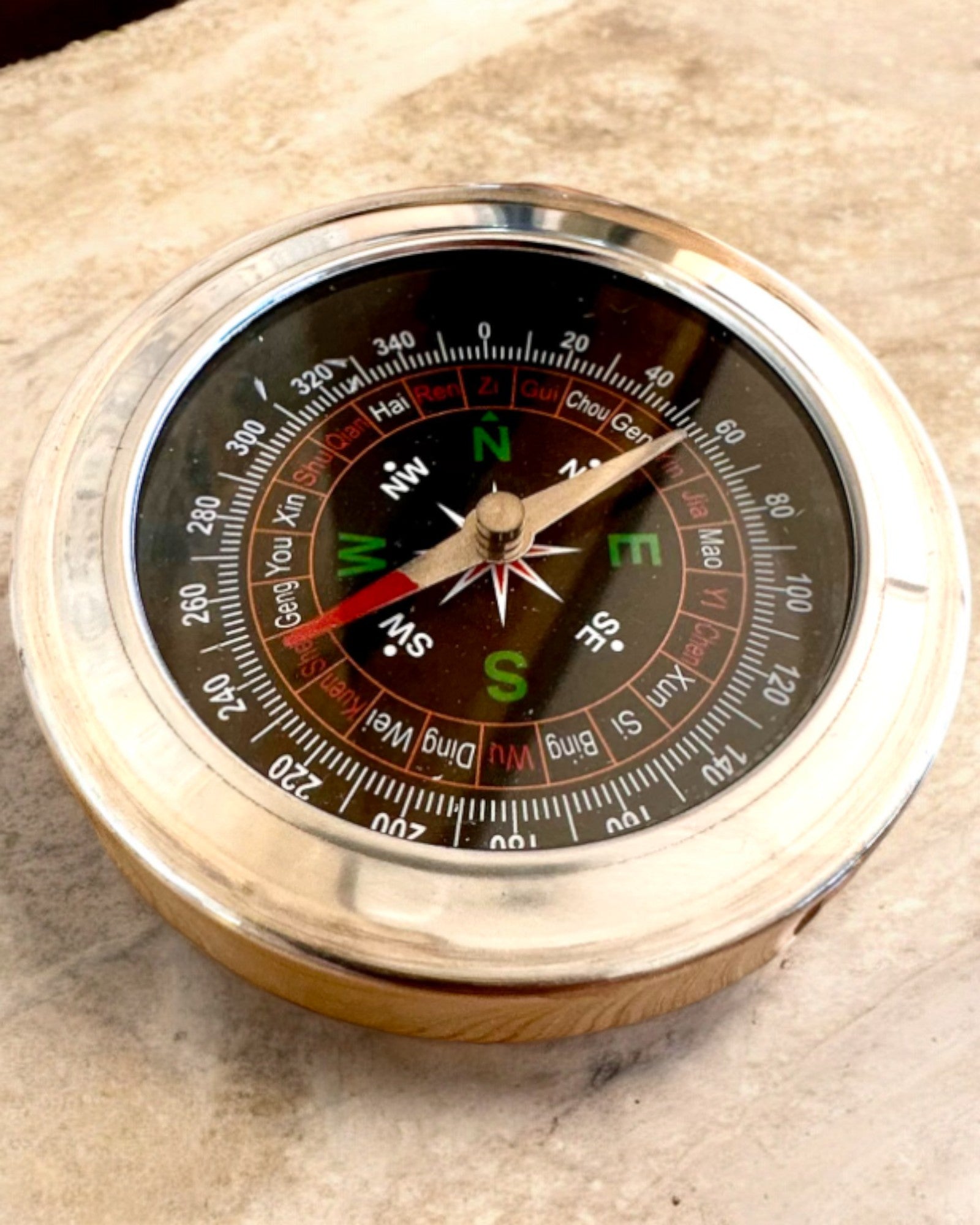 Feng Shui Compass – Steel Precision, personalized engraving for a gift