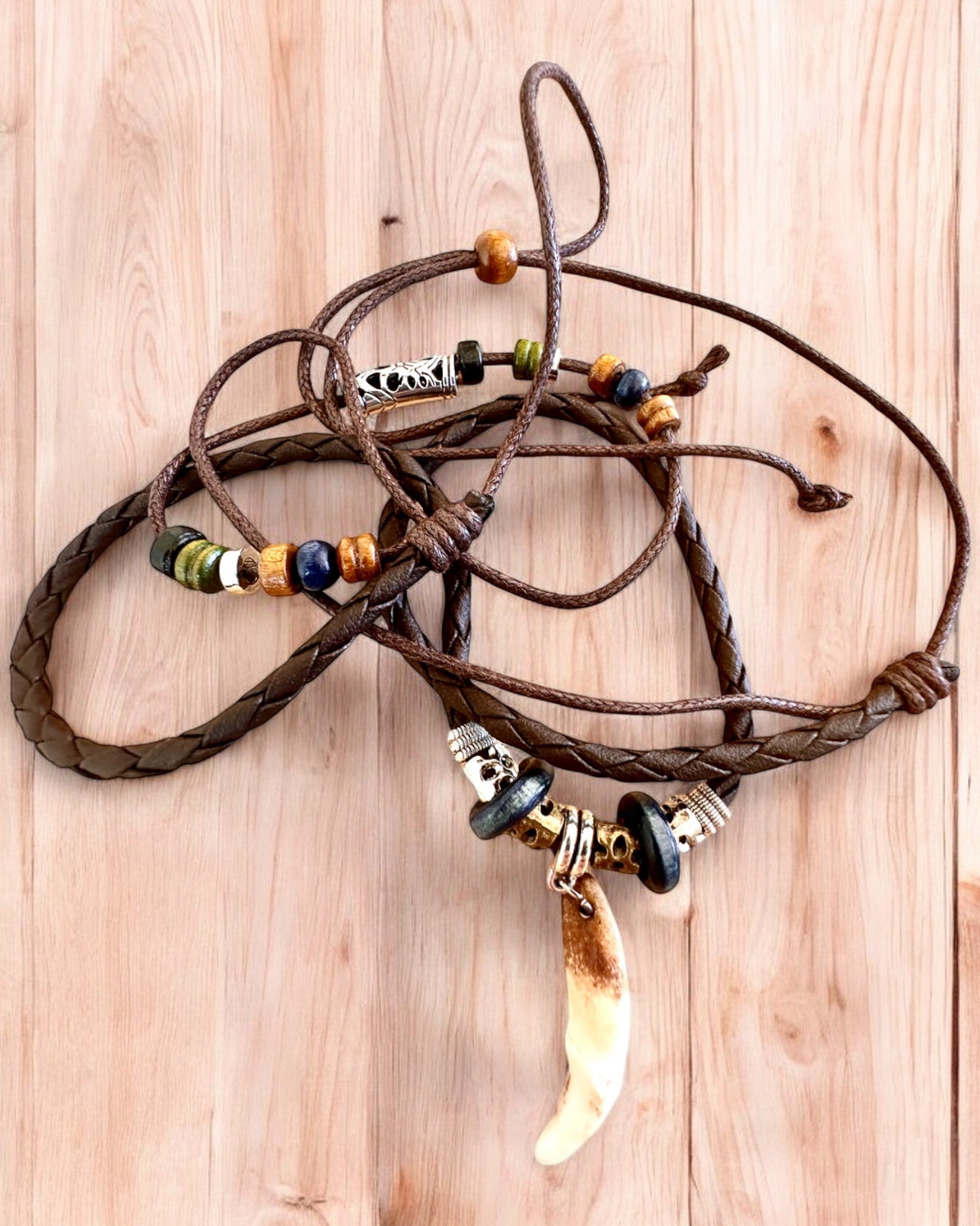 Wolf Tooth - Power Necklace - personalization with engraving available for a gift