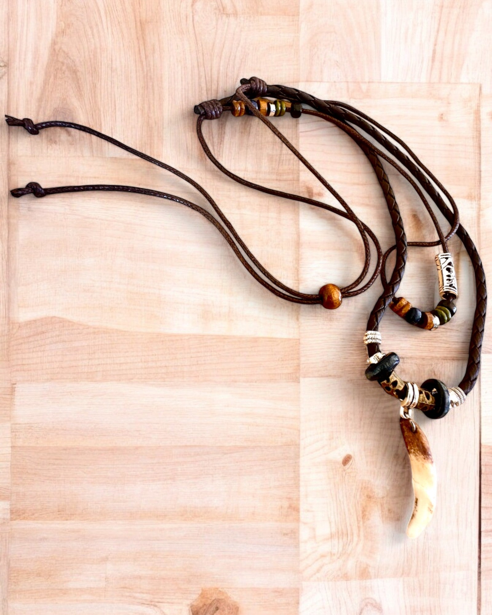 Wolf Tooth - Power Necklace - personalization with engraving available for a gift