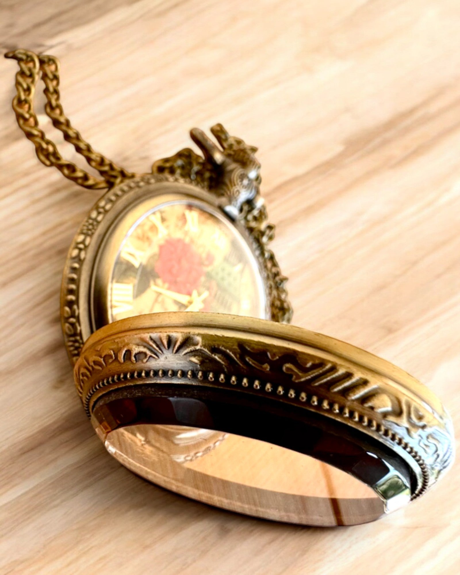 Pocket Watch "Vintage Charm" personalized with engraving for a gift