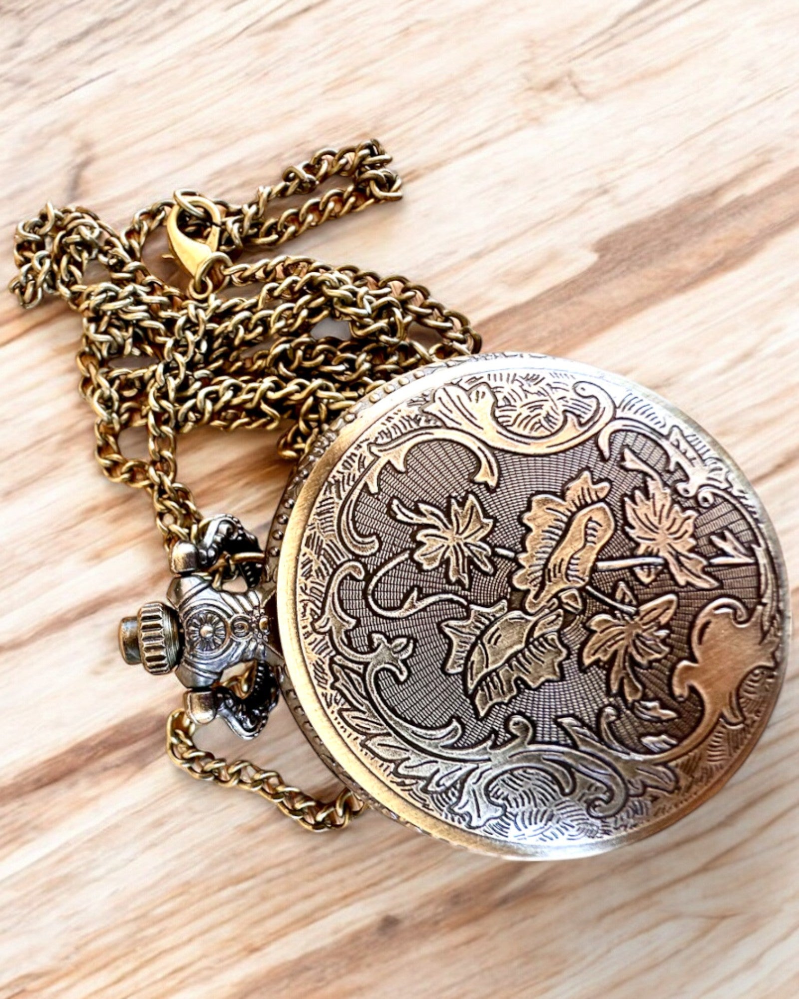 Pocket Watch "Vintage Charm" personalized with engraving for a gift