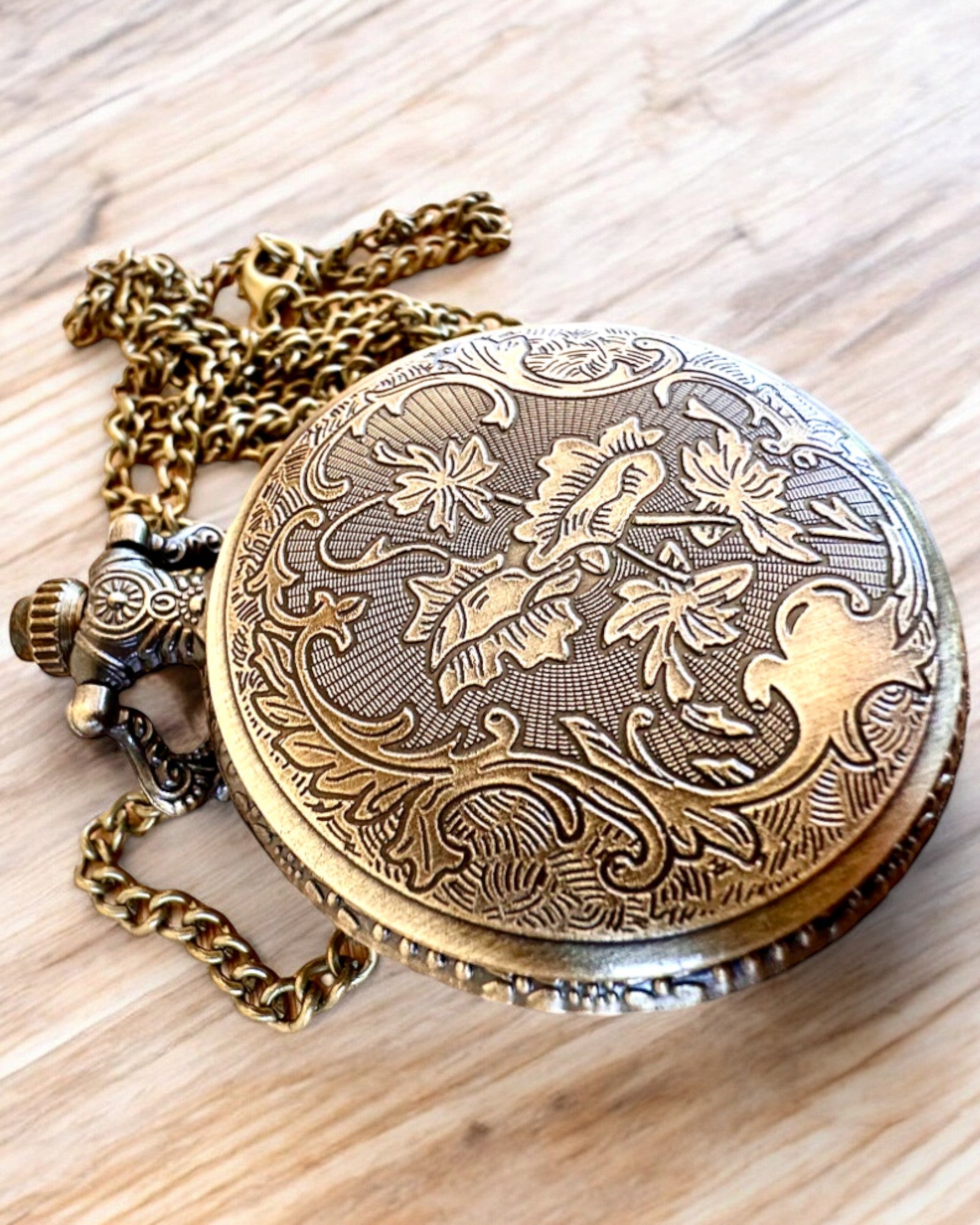 Pocket Watch "Vintage Charm" personalized with engraving for a gift