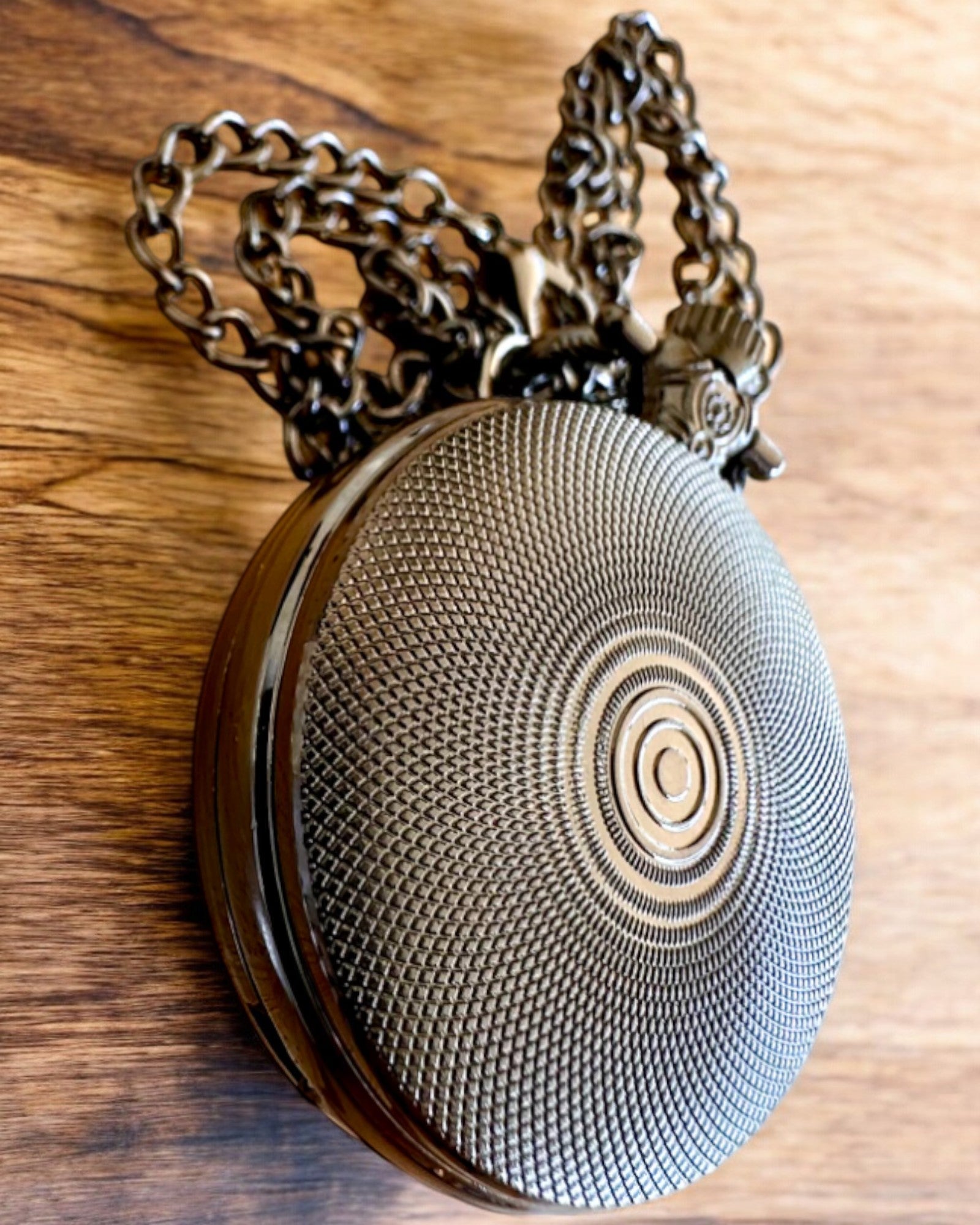 Pocket watch "Róża Mroku" - stainless steel, with engraving option for a gift