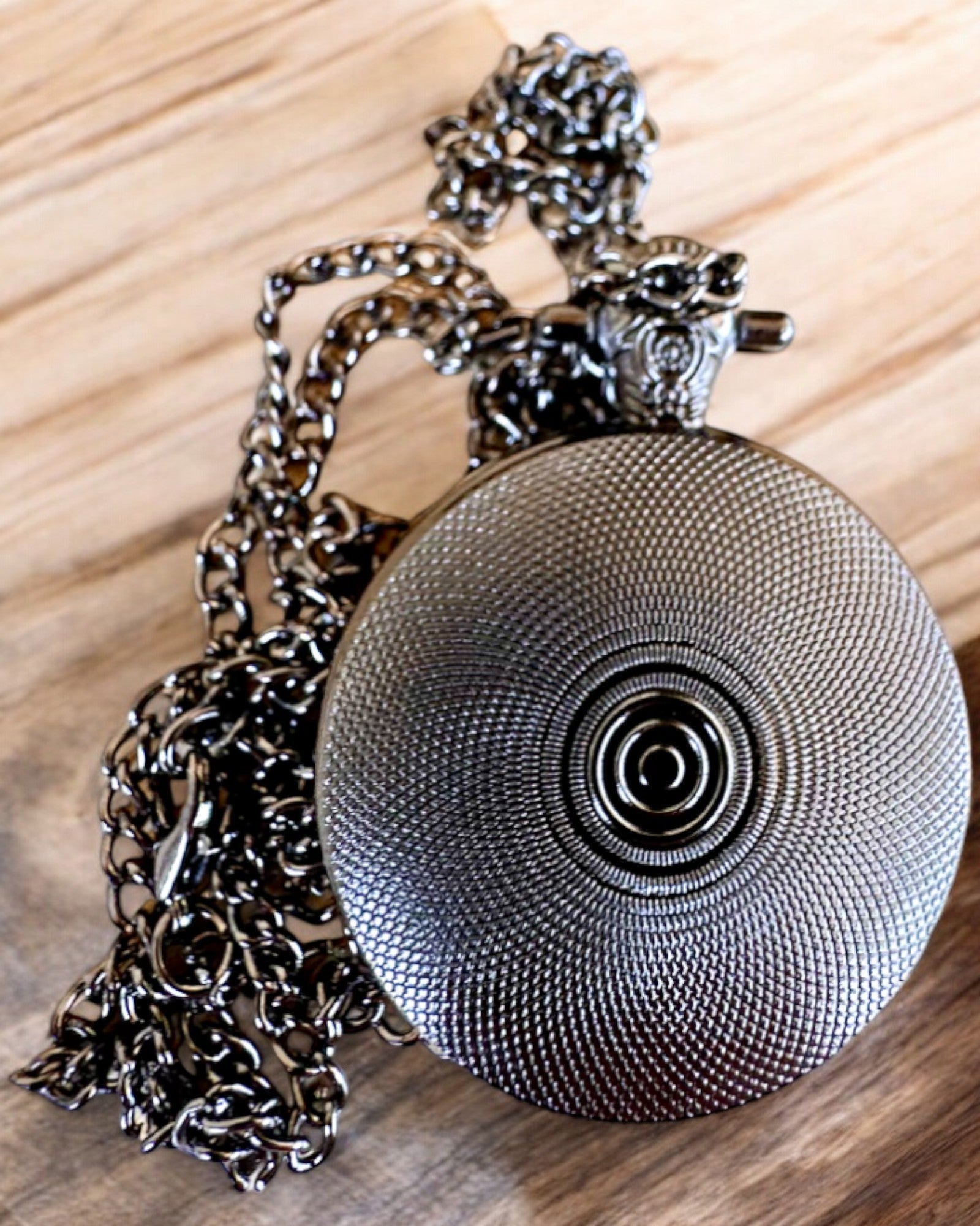 Pocket Watch Night Rose, customizable with engraving for a gift