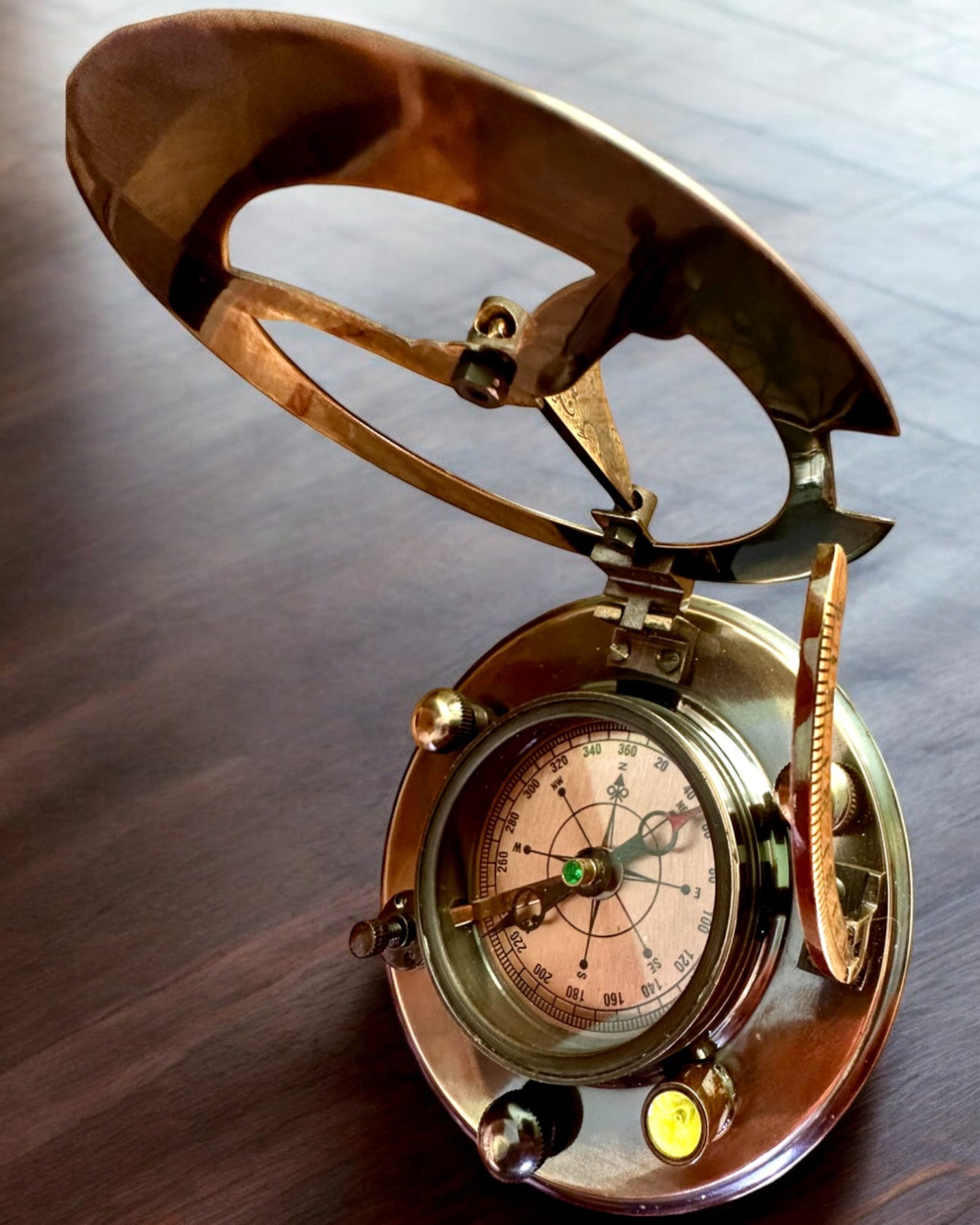 Captain's Compass "Explorer 2" - personalization option with engraving for a gift, 2 color variants to choose from