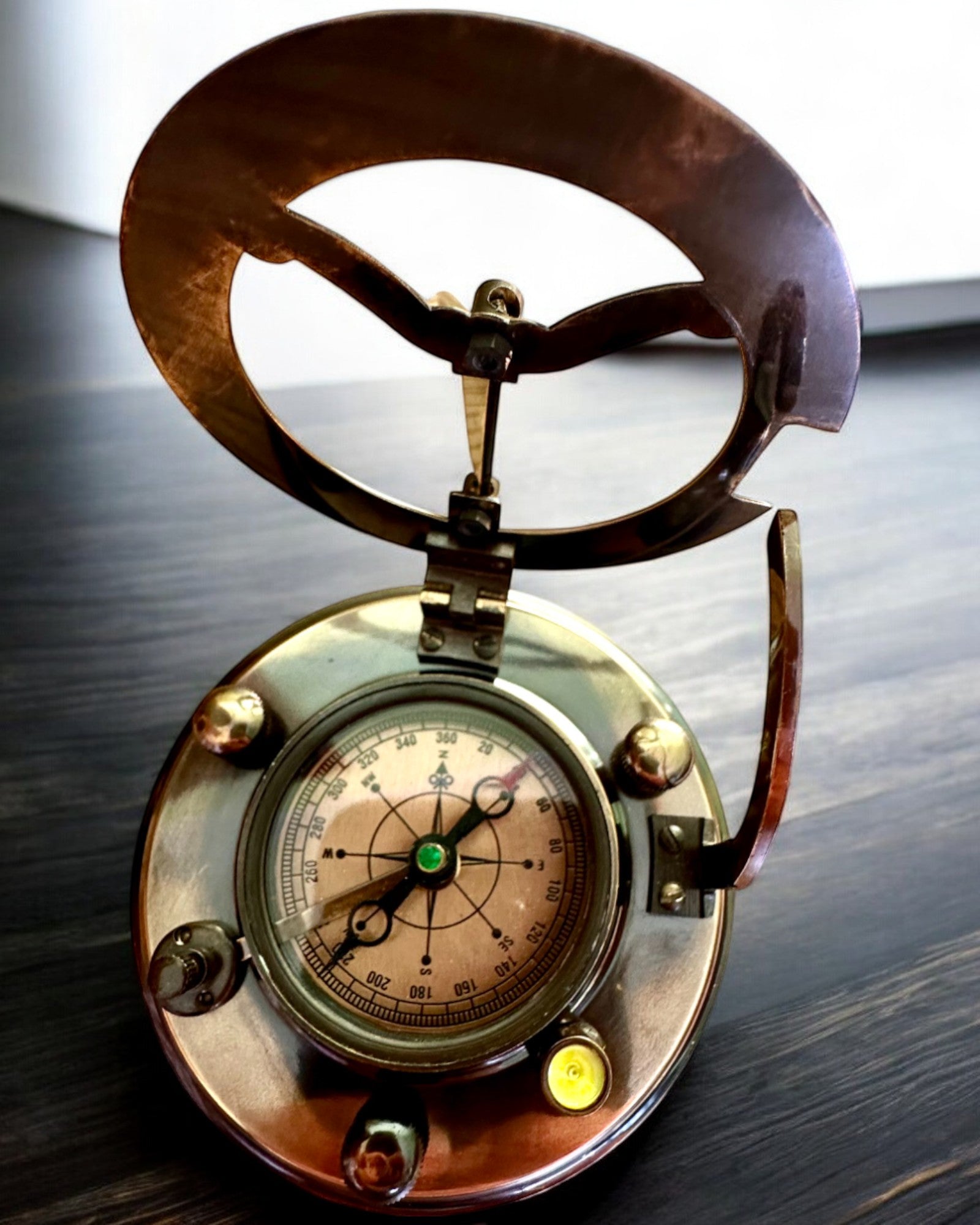 Captain's Compass "Explorer 2" - personalization option with engraving for a gift, 2 color variants to choose from