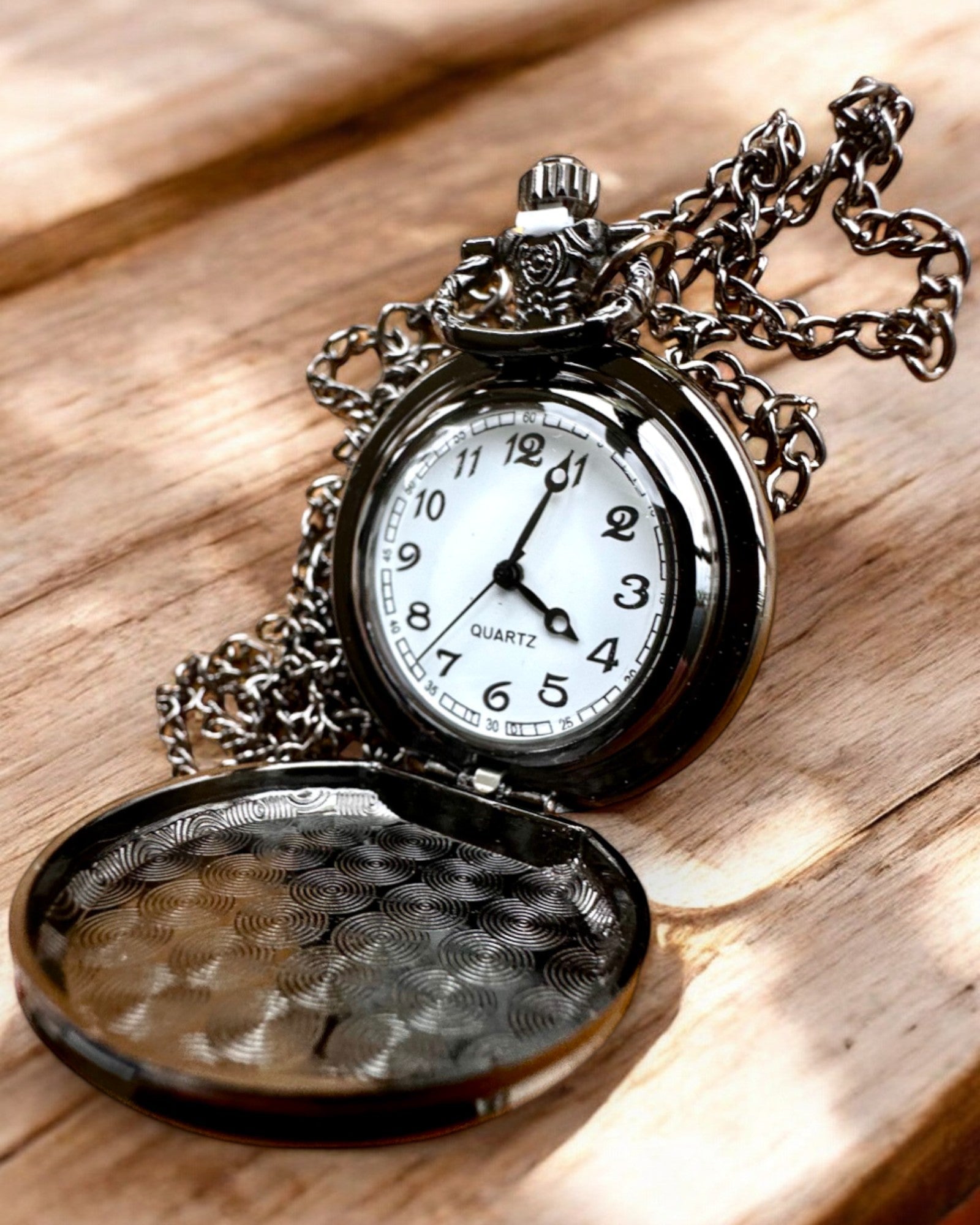Pocket Watch "Dragon Circle 2" – a stylish accessory with a touch of magic - personalized engraving for a gift