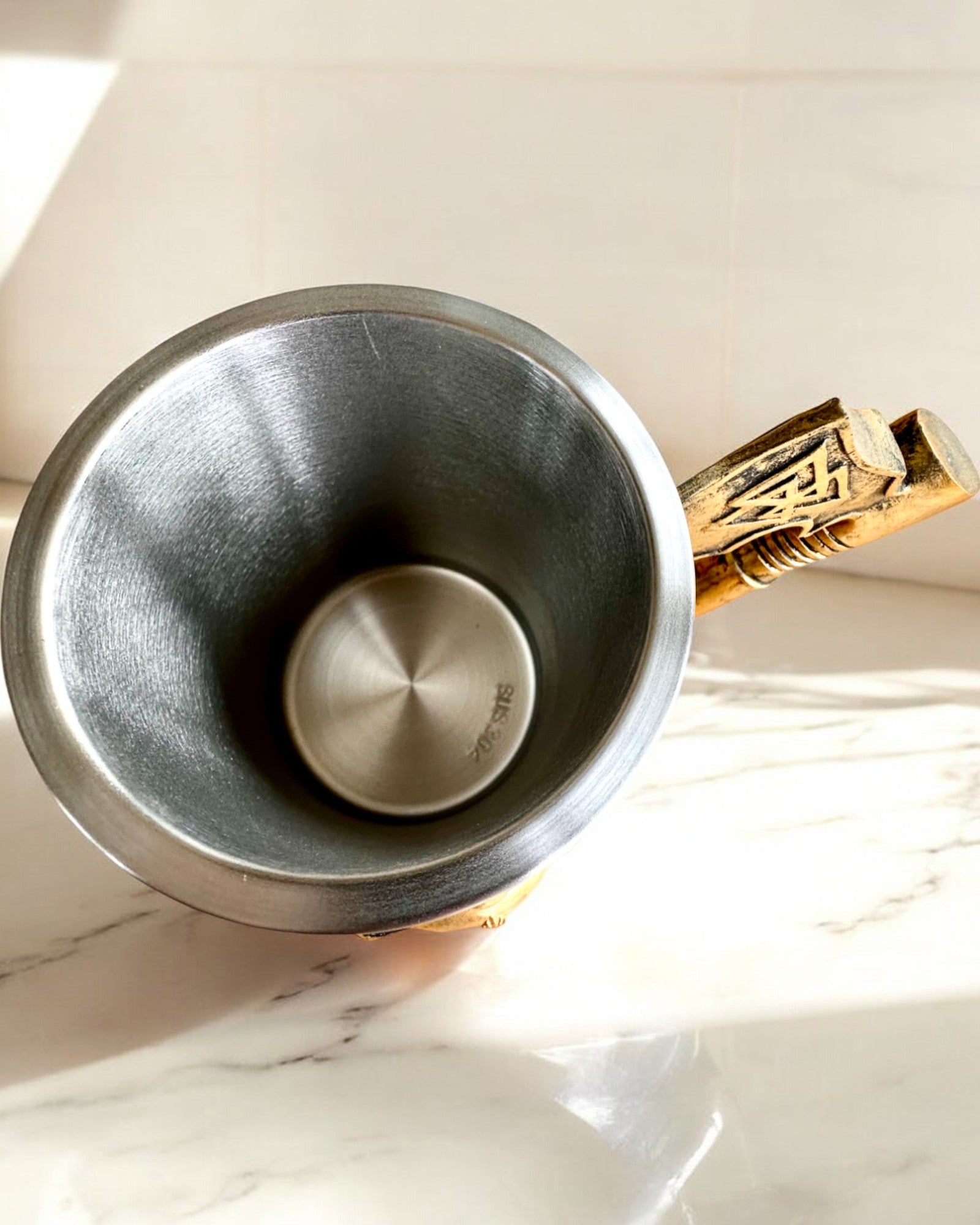 Carnival Warrior Mug - 600 ml, 16 cm in height, customizable engraving available for a gift