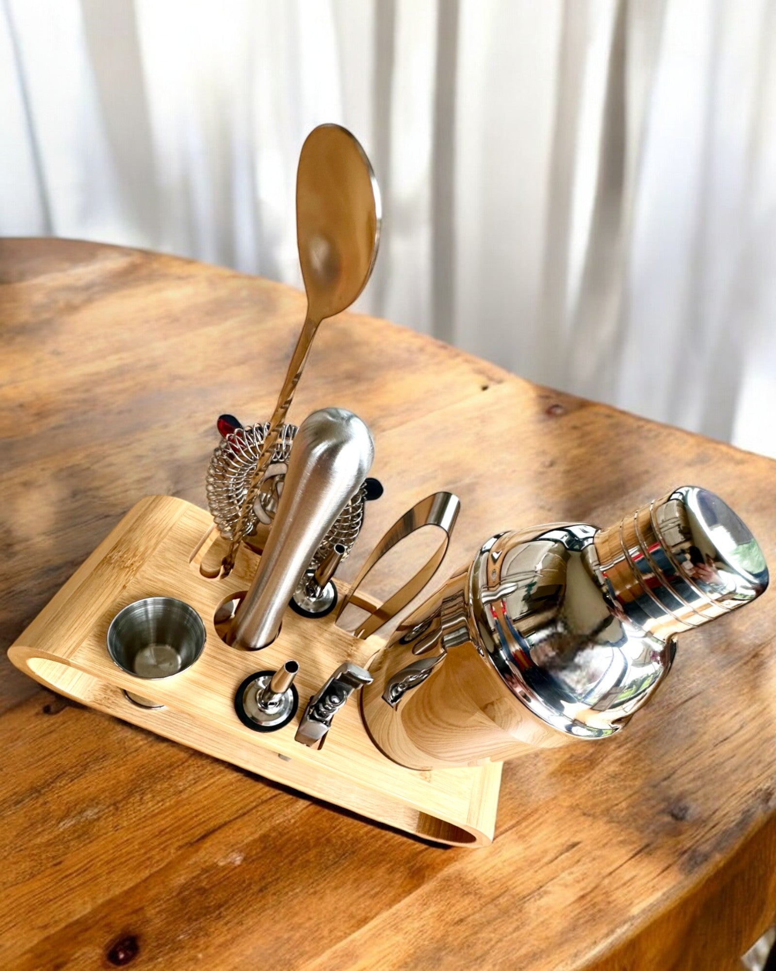 "MixMaster Pro" Bartender Set, customizable with engraving for a gift