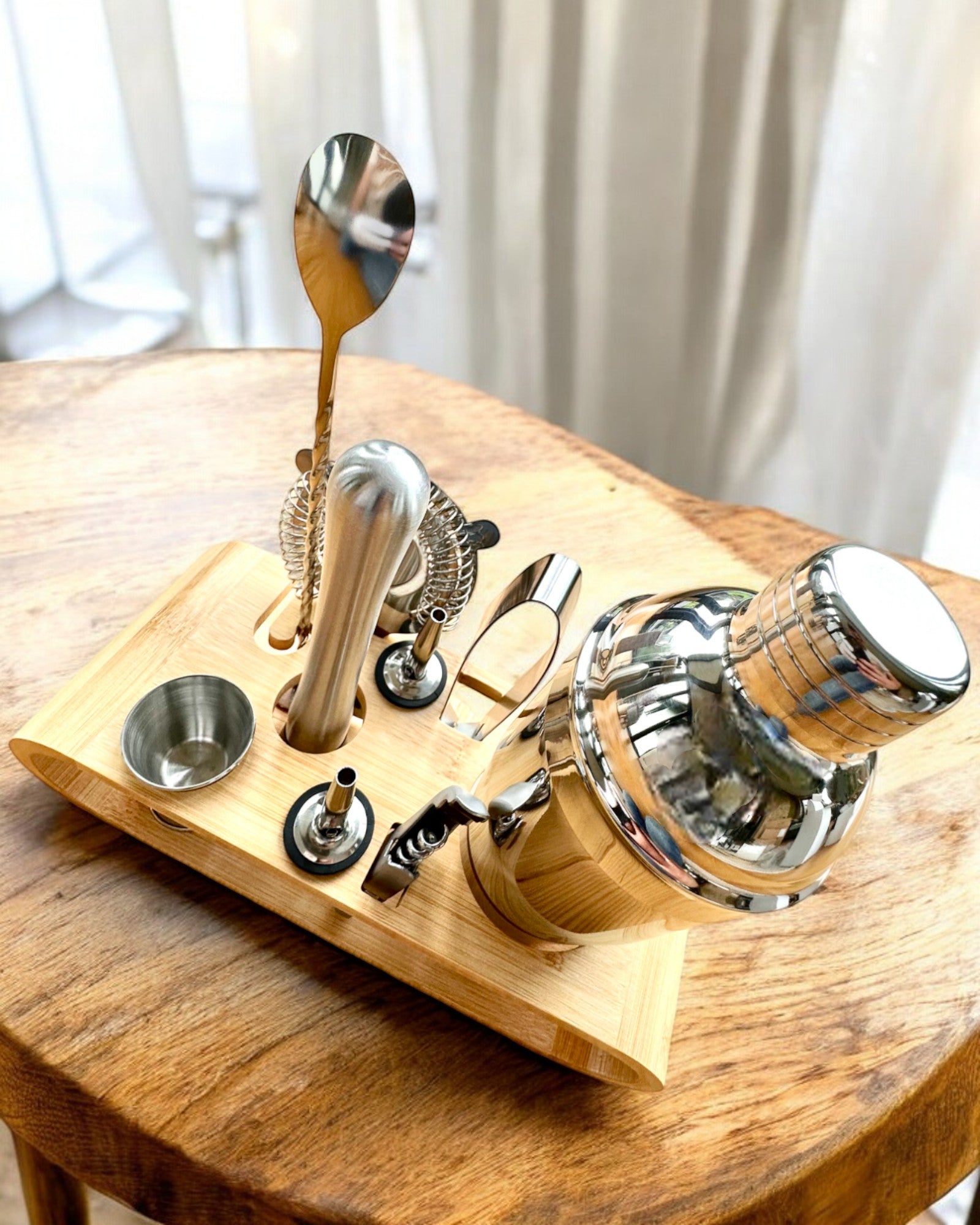 "MixMaster Pro" Bartender Set, customizable with engraving for a gift