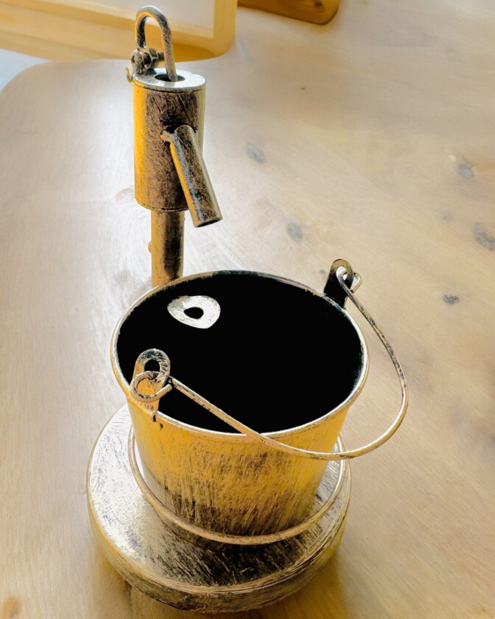 Stylish Metal Ashtray "Rustic Charm" 19-23 cm in height, 8 variants to choose from, engraving upon request