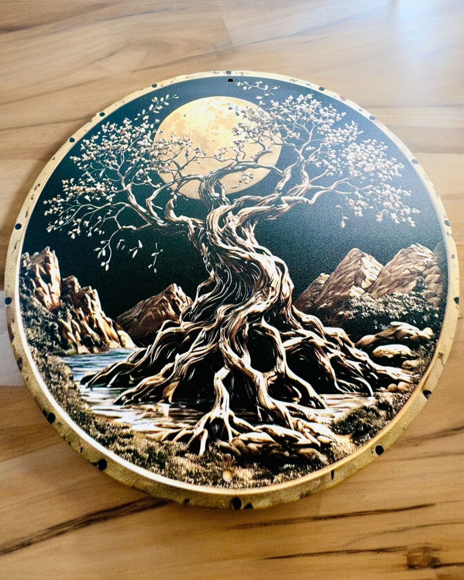 Pendant "Magic Circles of Nature" - personalization with engraving available. 3 variants to choose from.