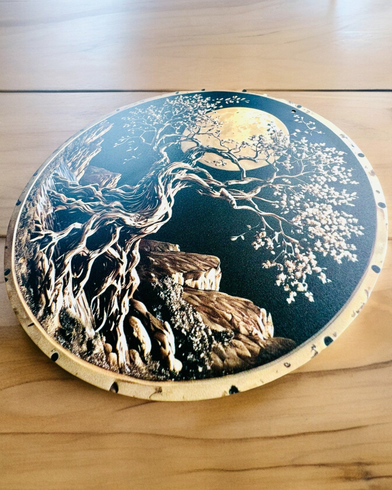 Pendant "Magic Circles of Nature" - personalization with engraving available. 3 variants to choose from.