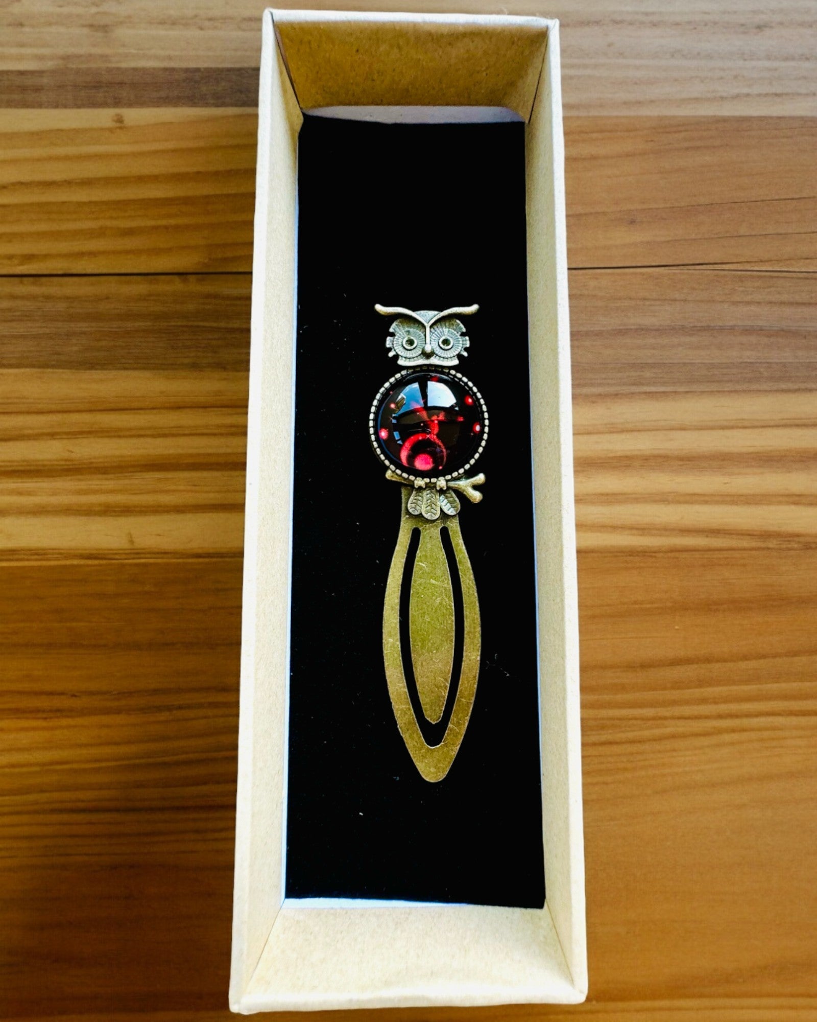 "Owl with Constellations" Bookmark - 12 Variants to Choose From, Customization with Engraving