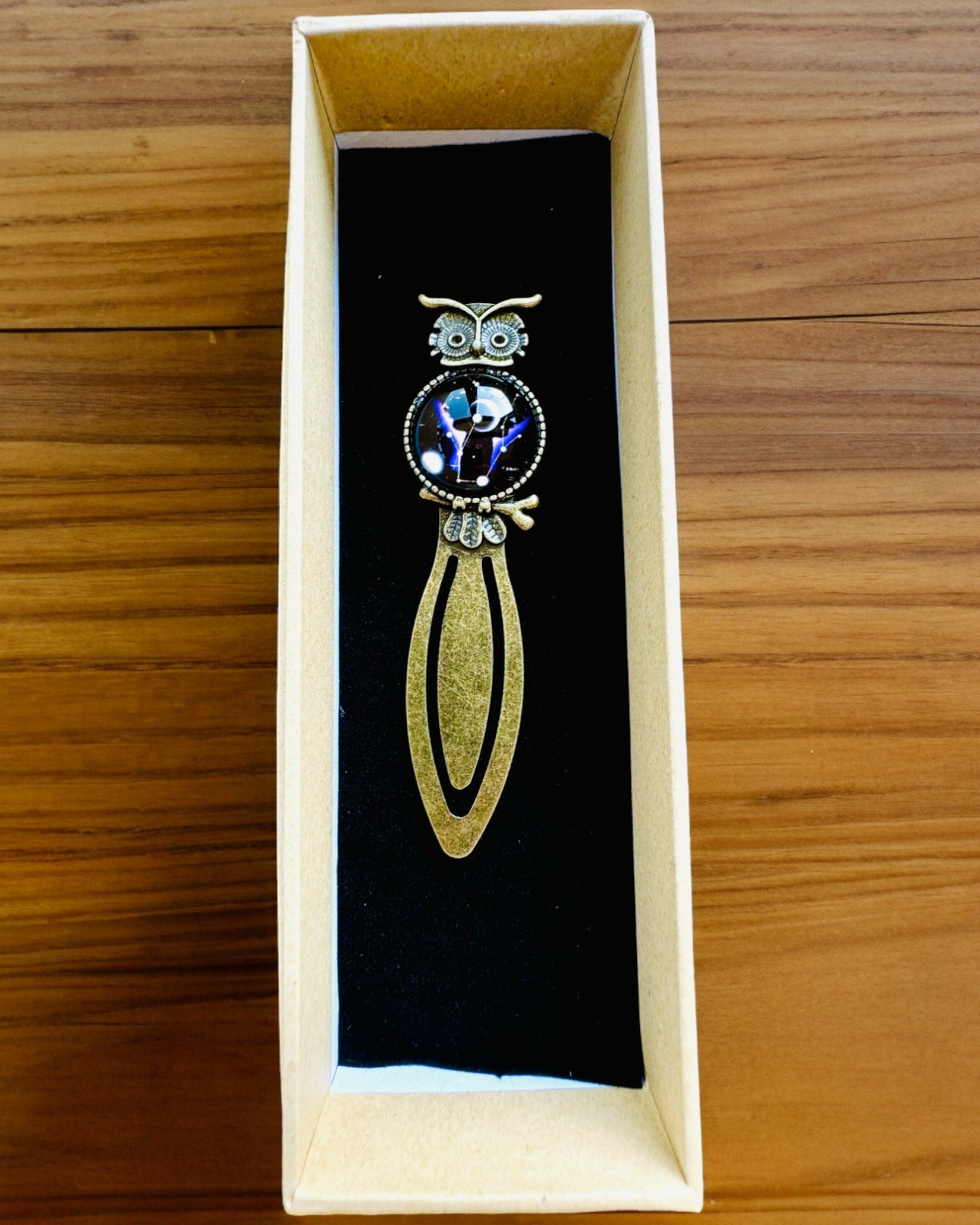 "Owl with Constellations" Bookmark - 12 Variants to Choose From, Customization with Engraving