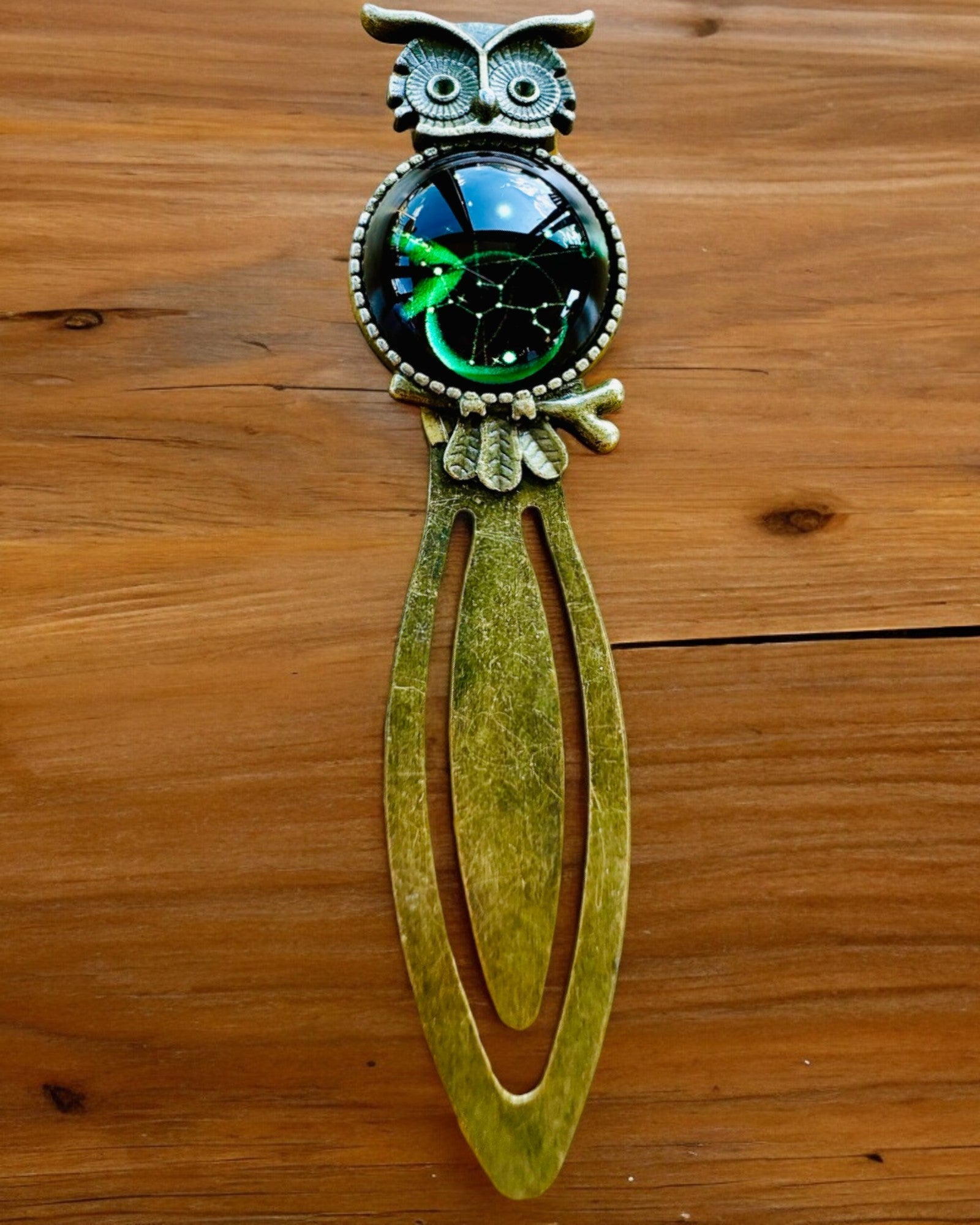 "Owl with Constellations" Bookmark - 12 Variants to Choose From, Customization with Engraving