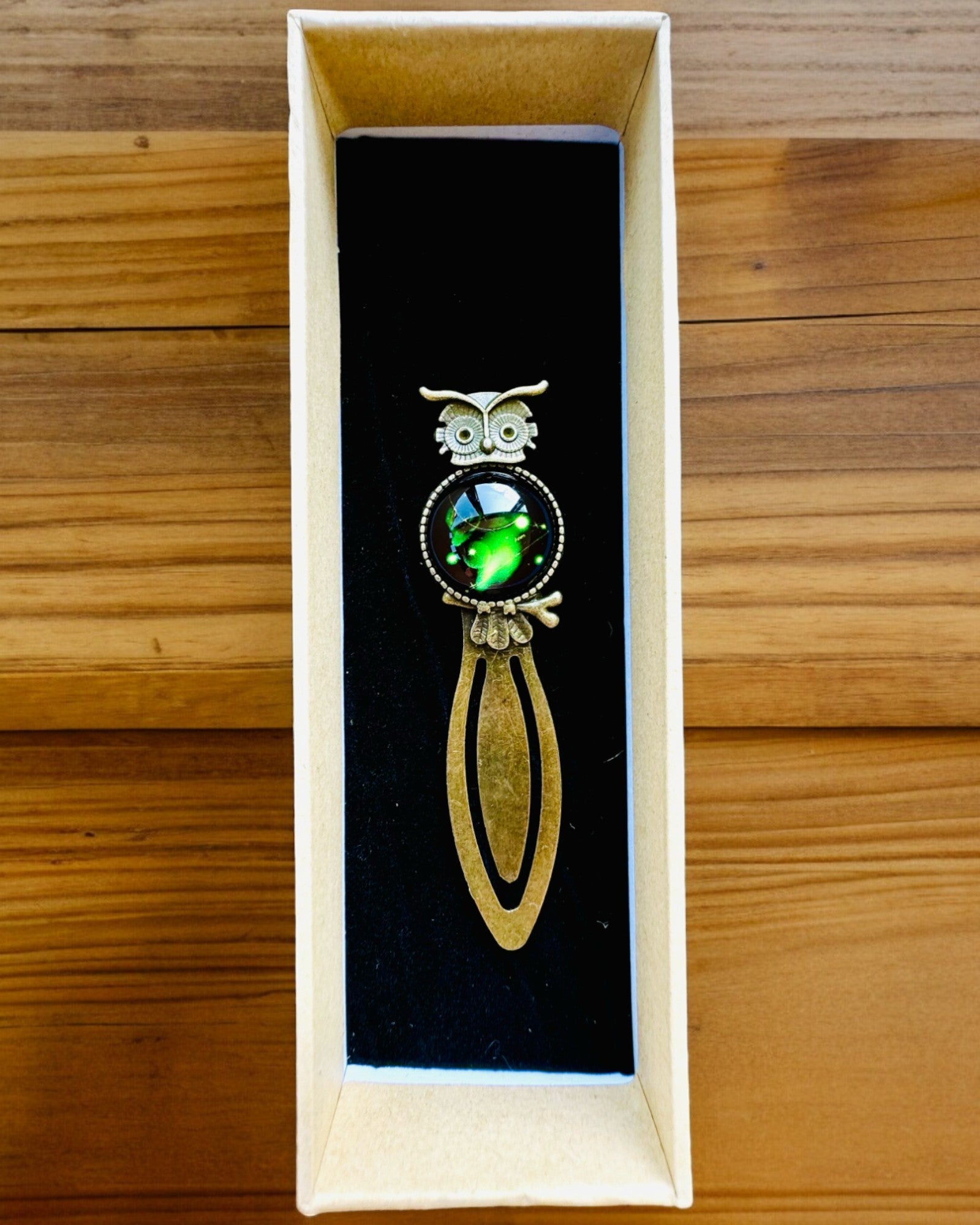 "Owl with Constellations" Bookmark - 12 Variants to Choose From, Customization with Engraving