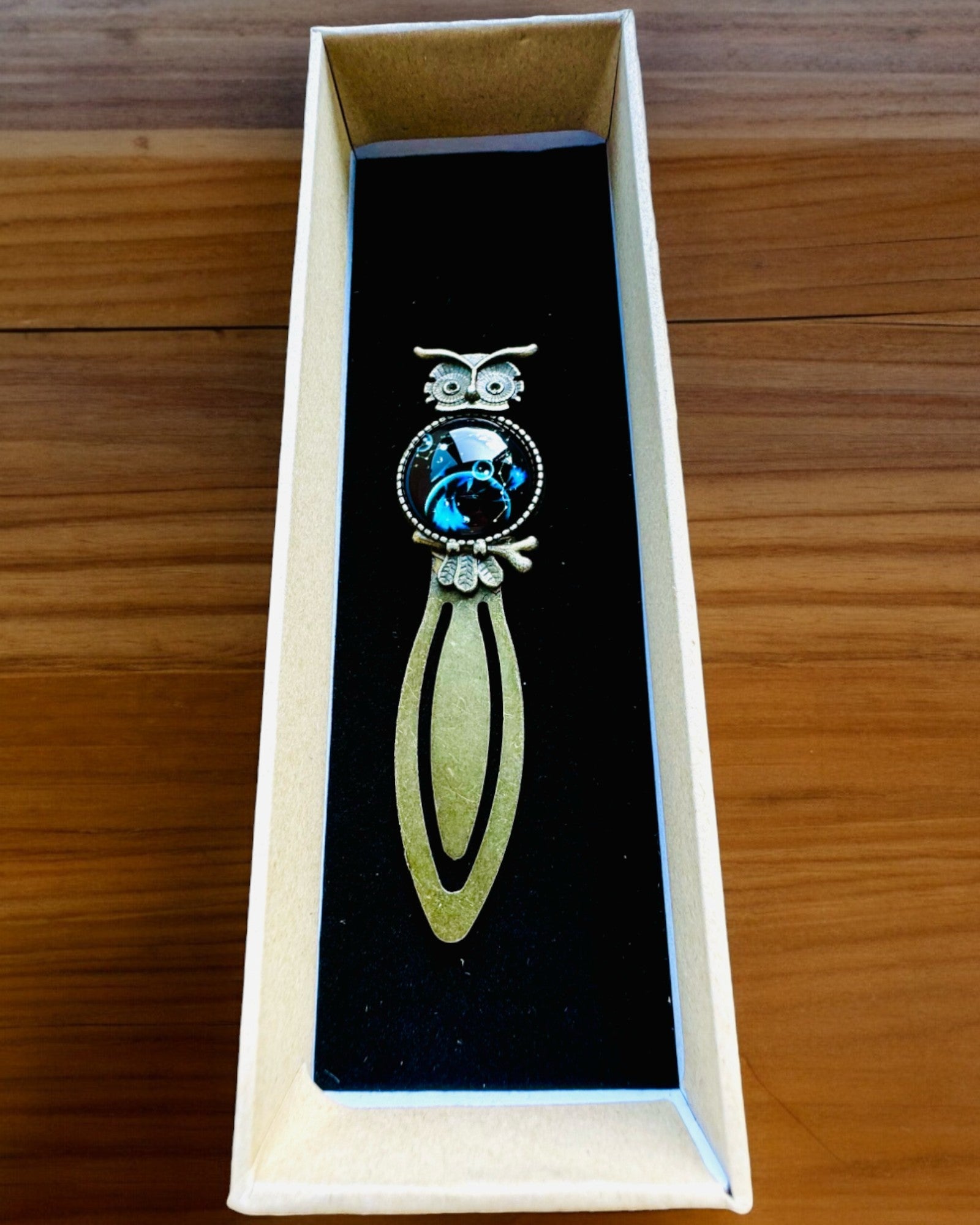 "Owl with Constellations" Bookmark - 12 Variants to Choose From, Customization with Engraving