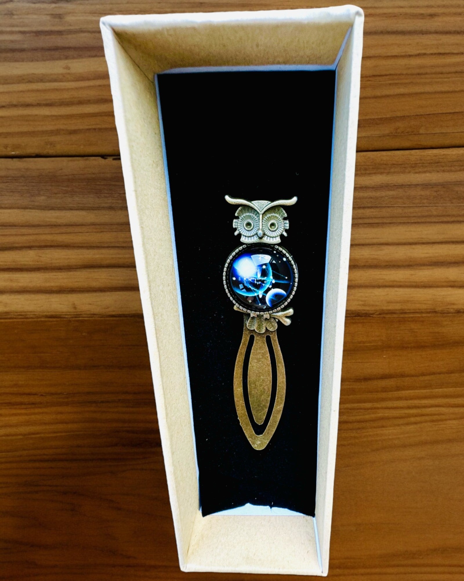 "Owl with Constellations" Bookmark - 12 Variants to Choose From, Customization with Engraving