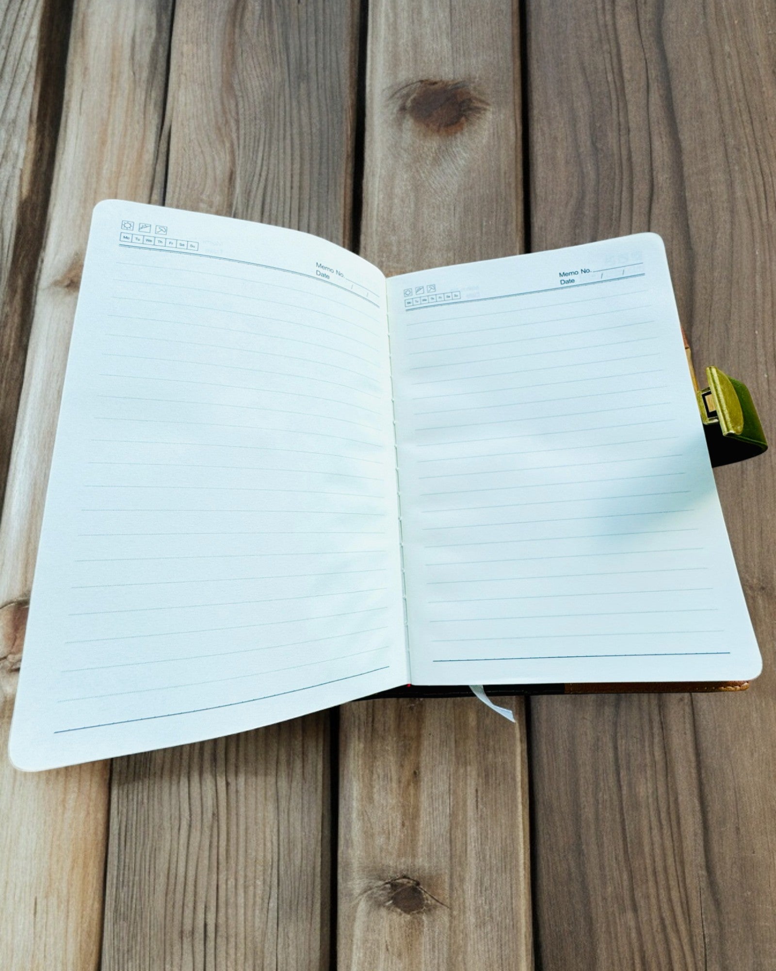 Exclusive Leather Notebook "Sekretnik" A5 with Combination Lock - personalization with engraving