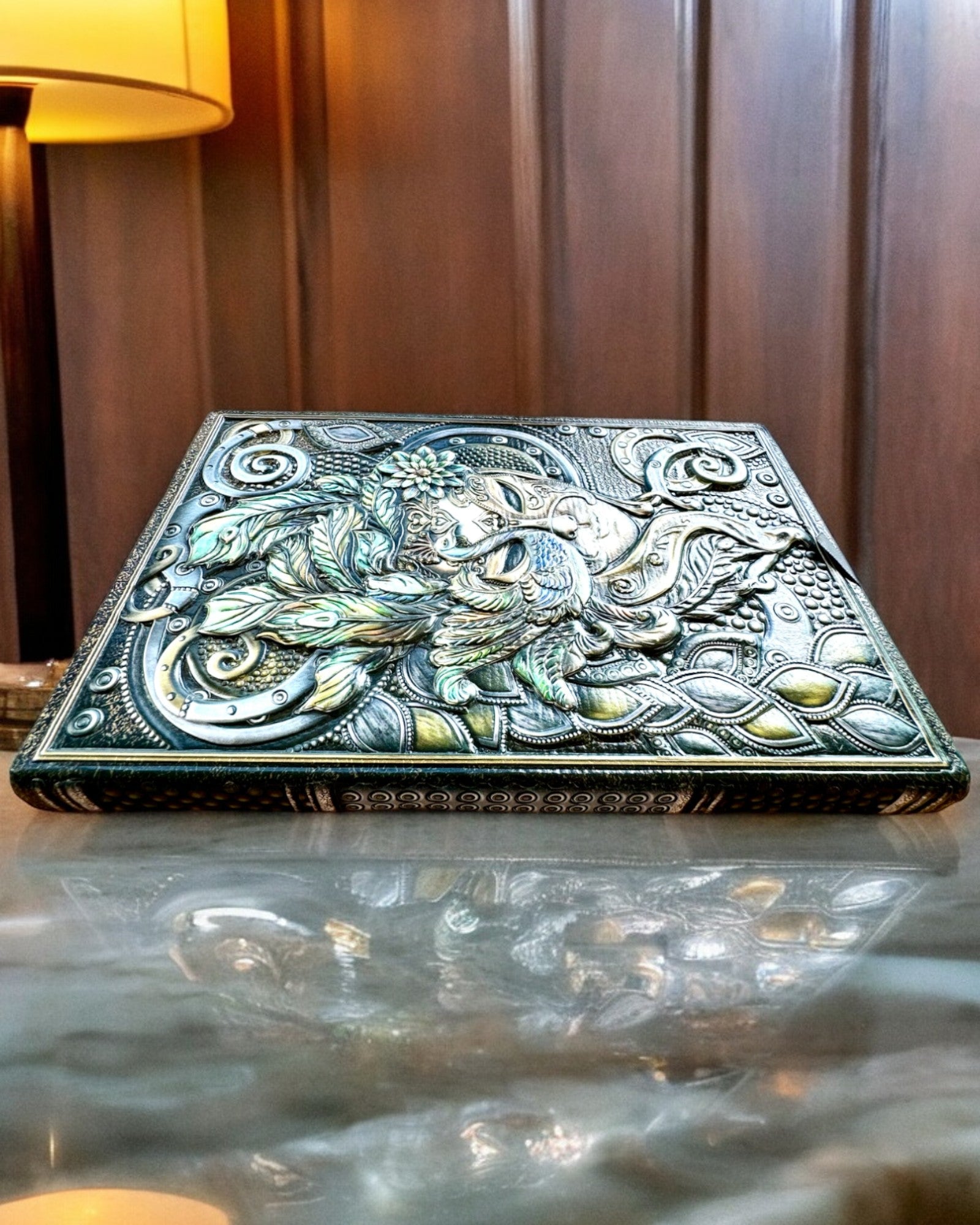 Artistic Notebook, masquerade notebook - A5, personalization with engraving for a gift