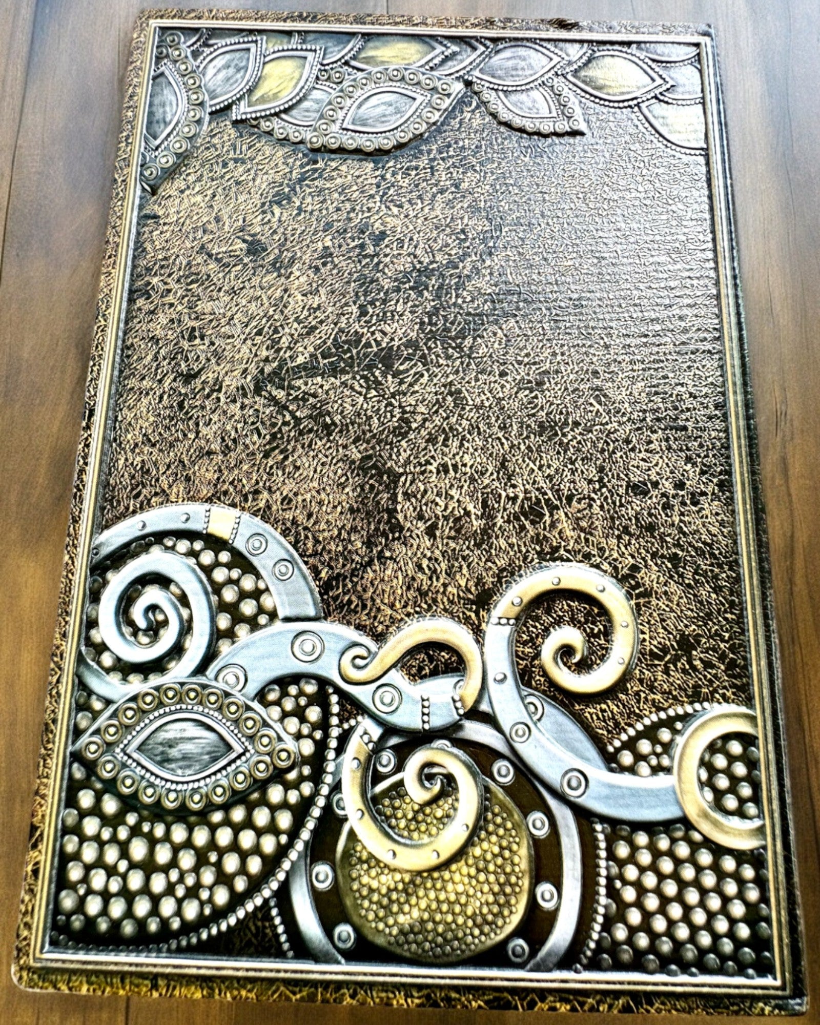 Artistic Notebook, masquerade notebook - A5, personalization with engraving for a gift