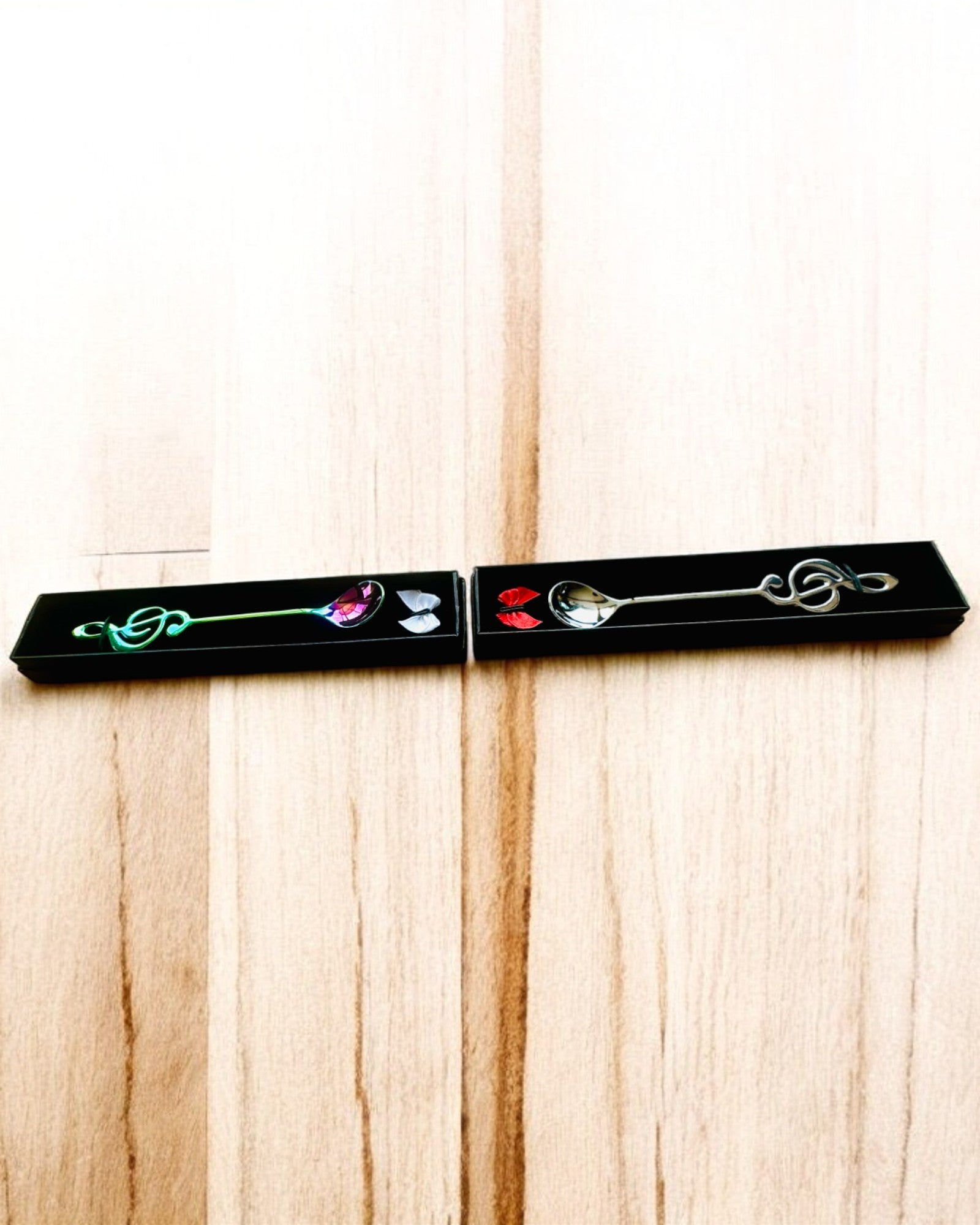 Elegant Spoon with Treble Clef – Personalized as a Gift, 2 Color Variants to Choose From