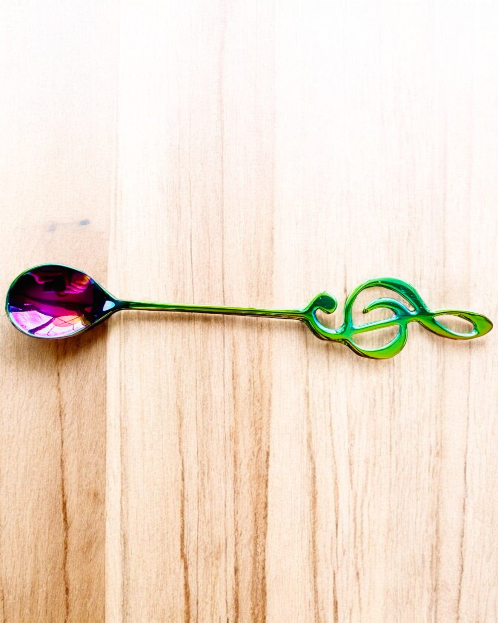 Elegant Spoon with Treble Clef – Personalized as a Gift, 2 Color Variants to Choose From