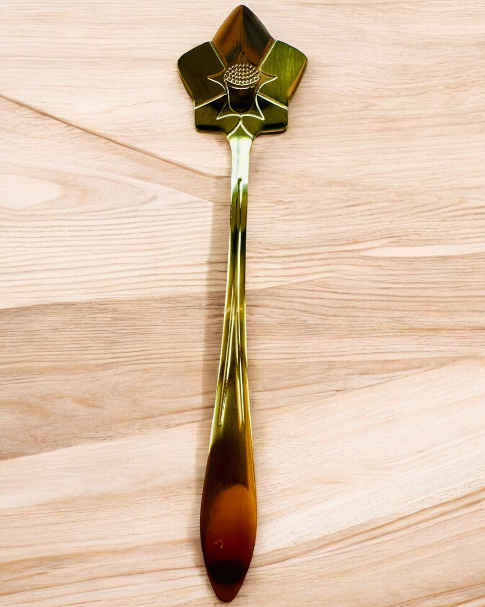 "Floral Rhapsody" Spoon Set - personalized engraving for a gift, 2 variants to choose from