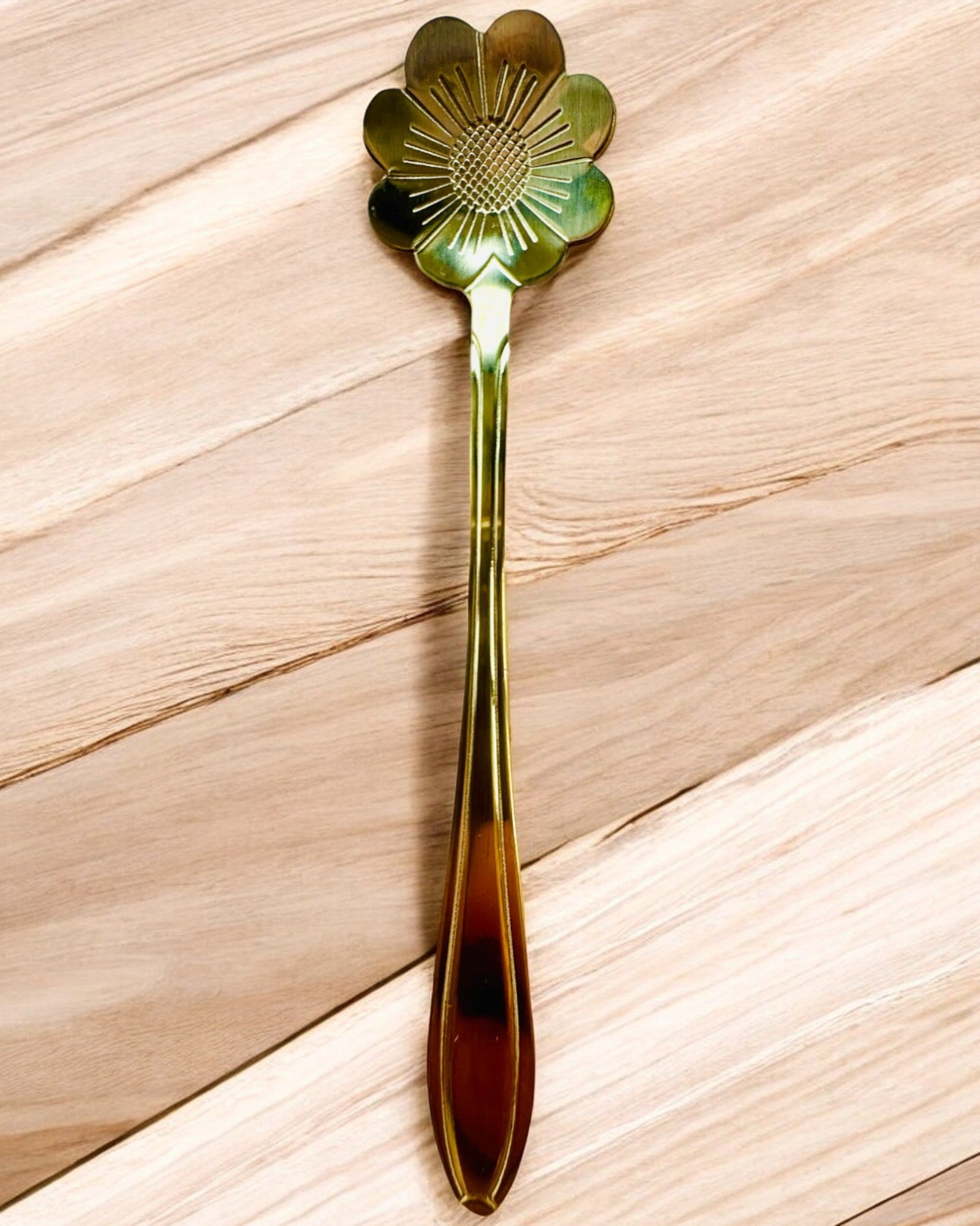 "Floral Rhapsody" Spoon Set - personalized engraving for a gift, 2 variants to choose from