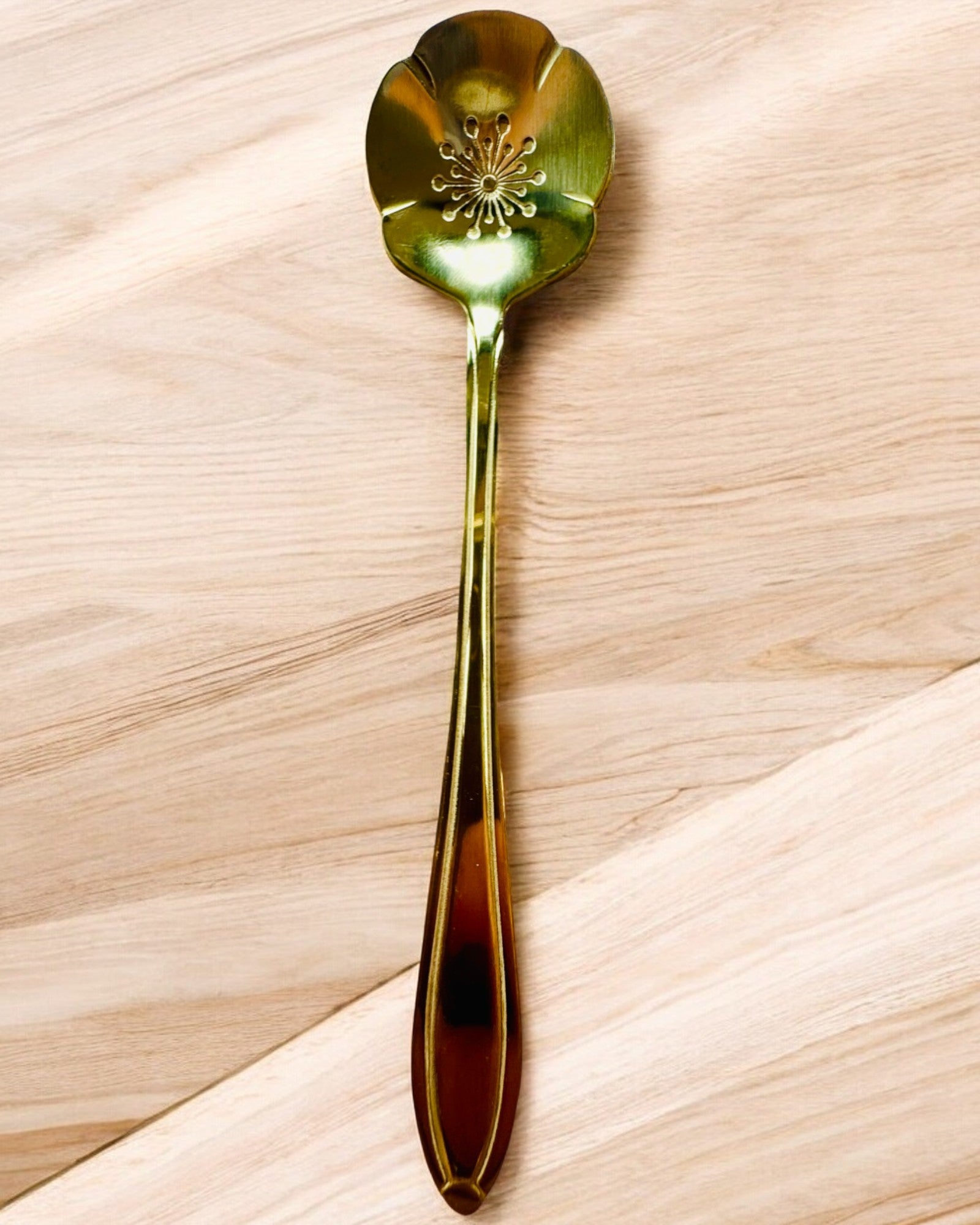 "Floral Rhapsody" Spoon Set - personalized engraving for a gift, 2 variants to choose from